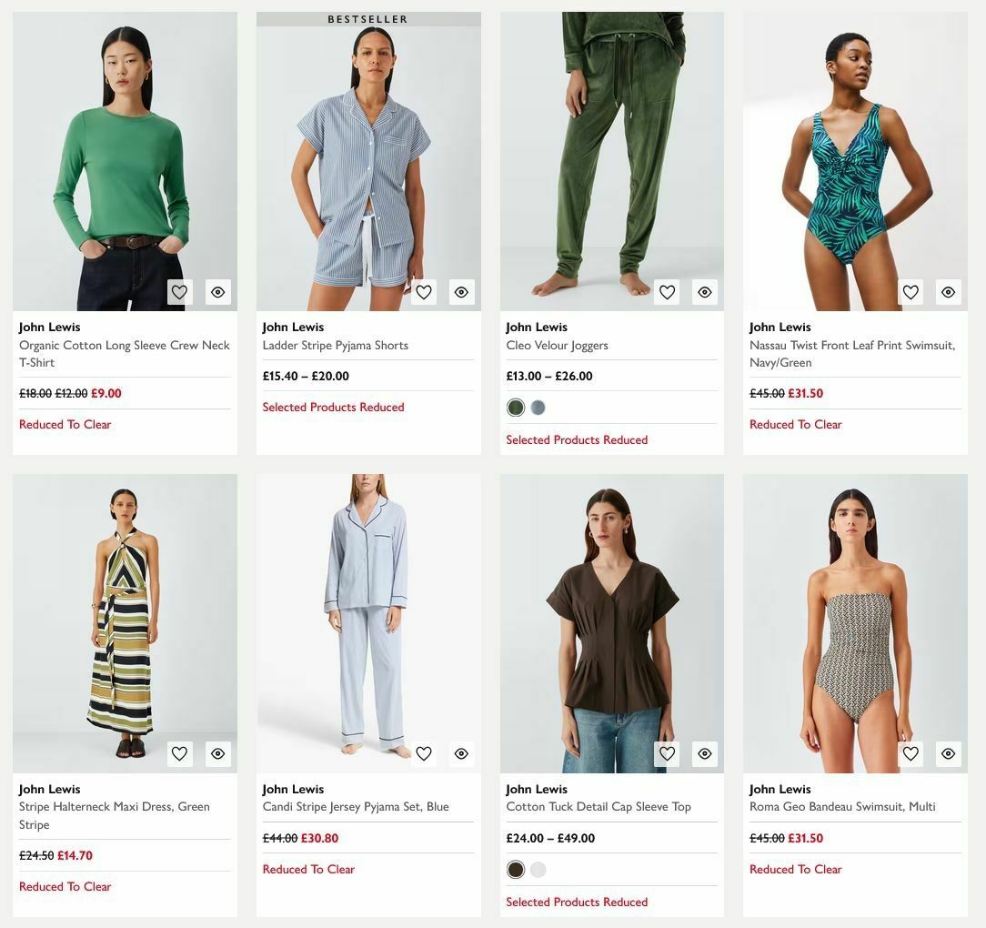 John Lewis Offers from 13 July