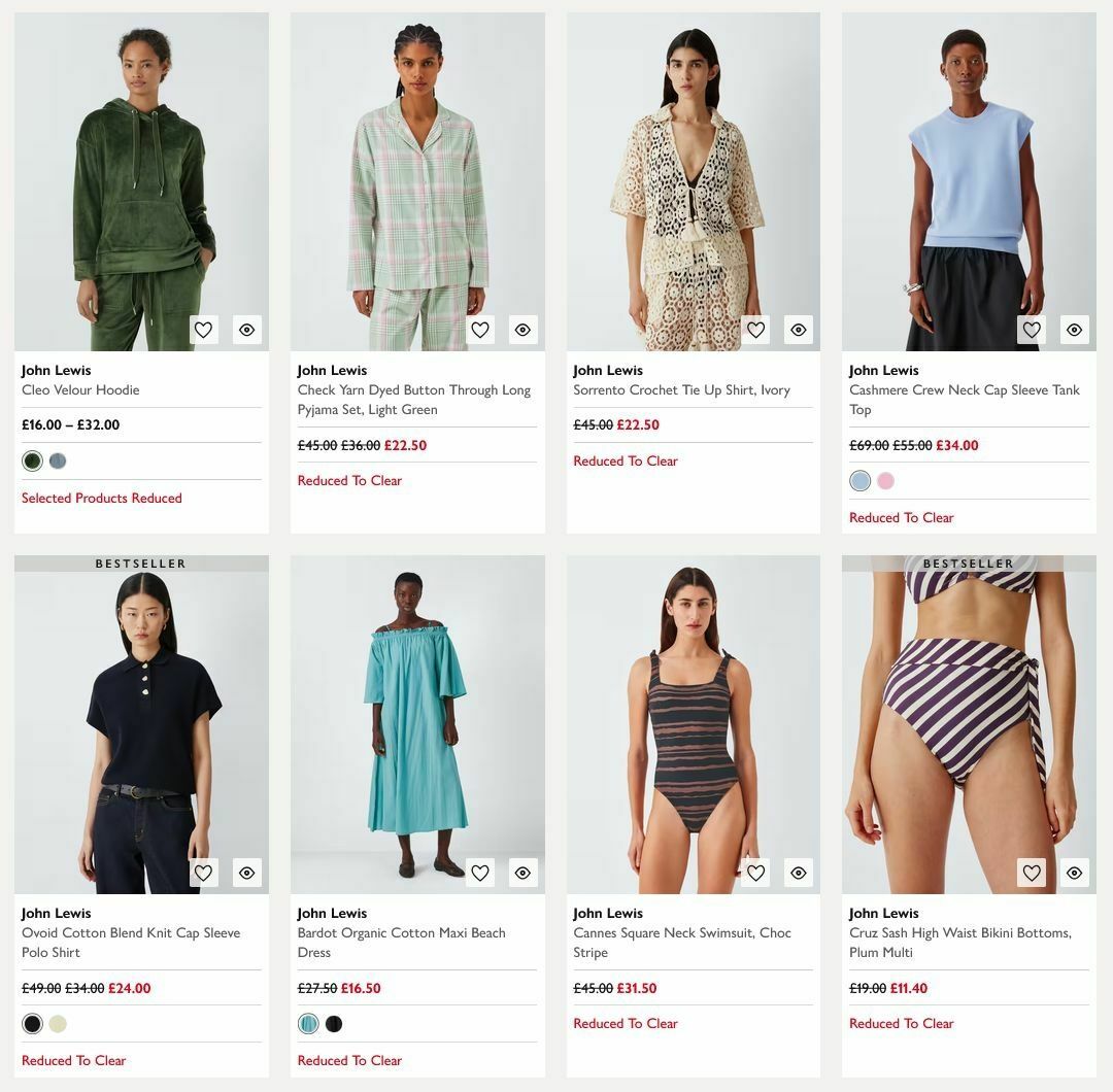John Lewis Offers from 13 July