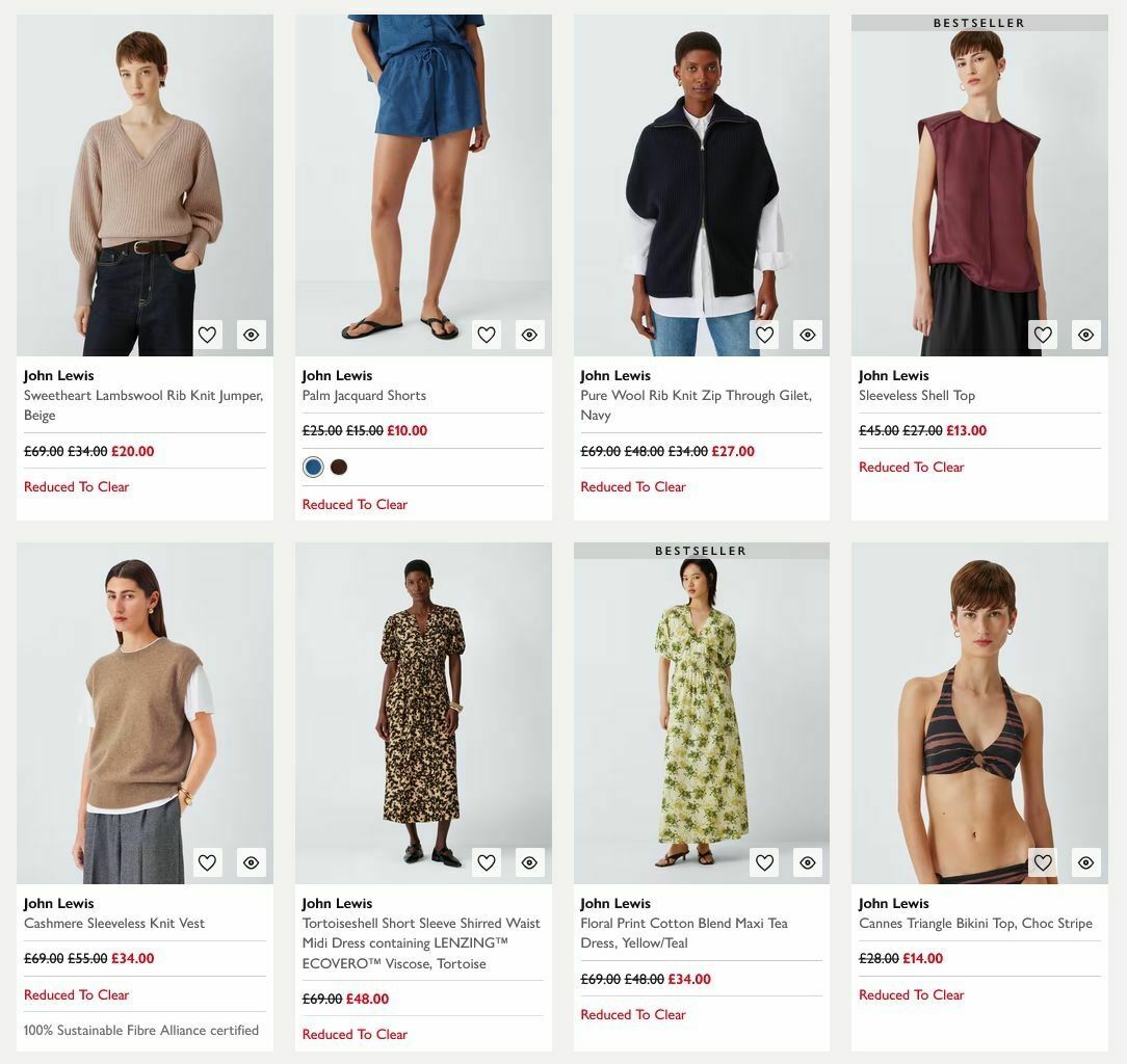 John Lewis Offers from 13 July