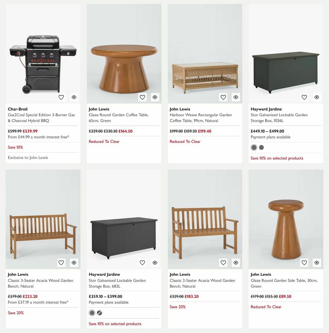 John Lewis Offers from 13 July