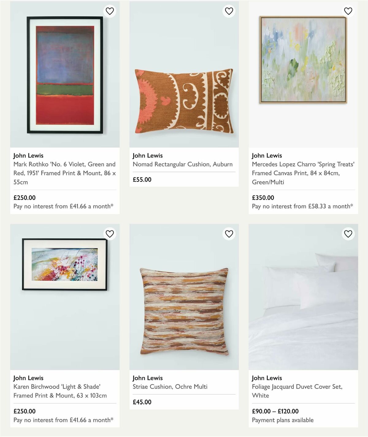 John Lewis Offers from 28 August