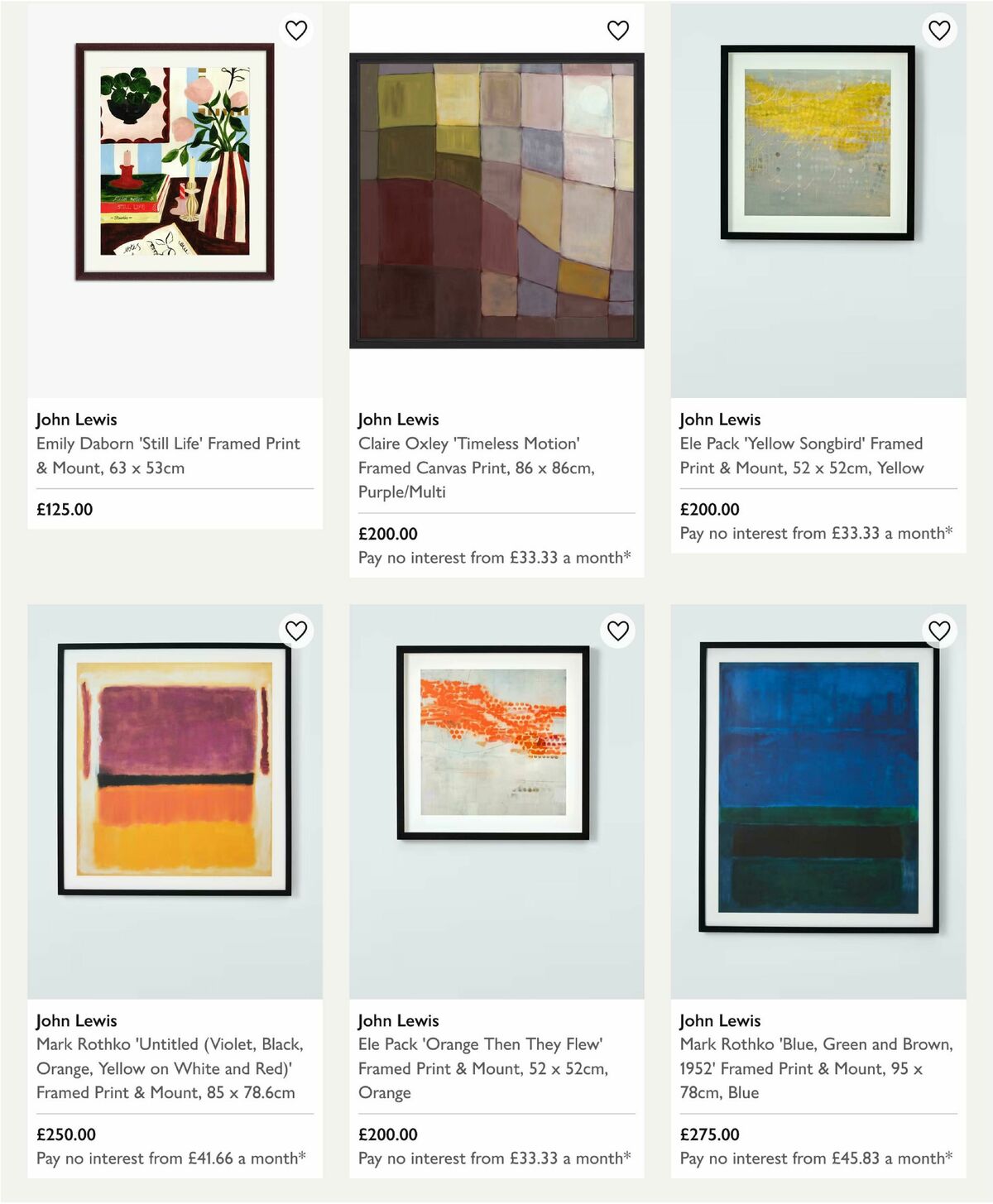 John Lewis Offers from 28 August
