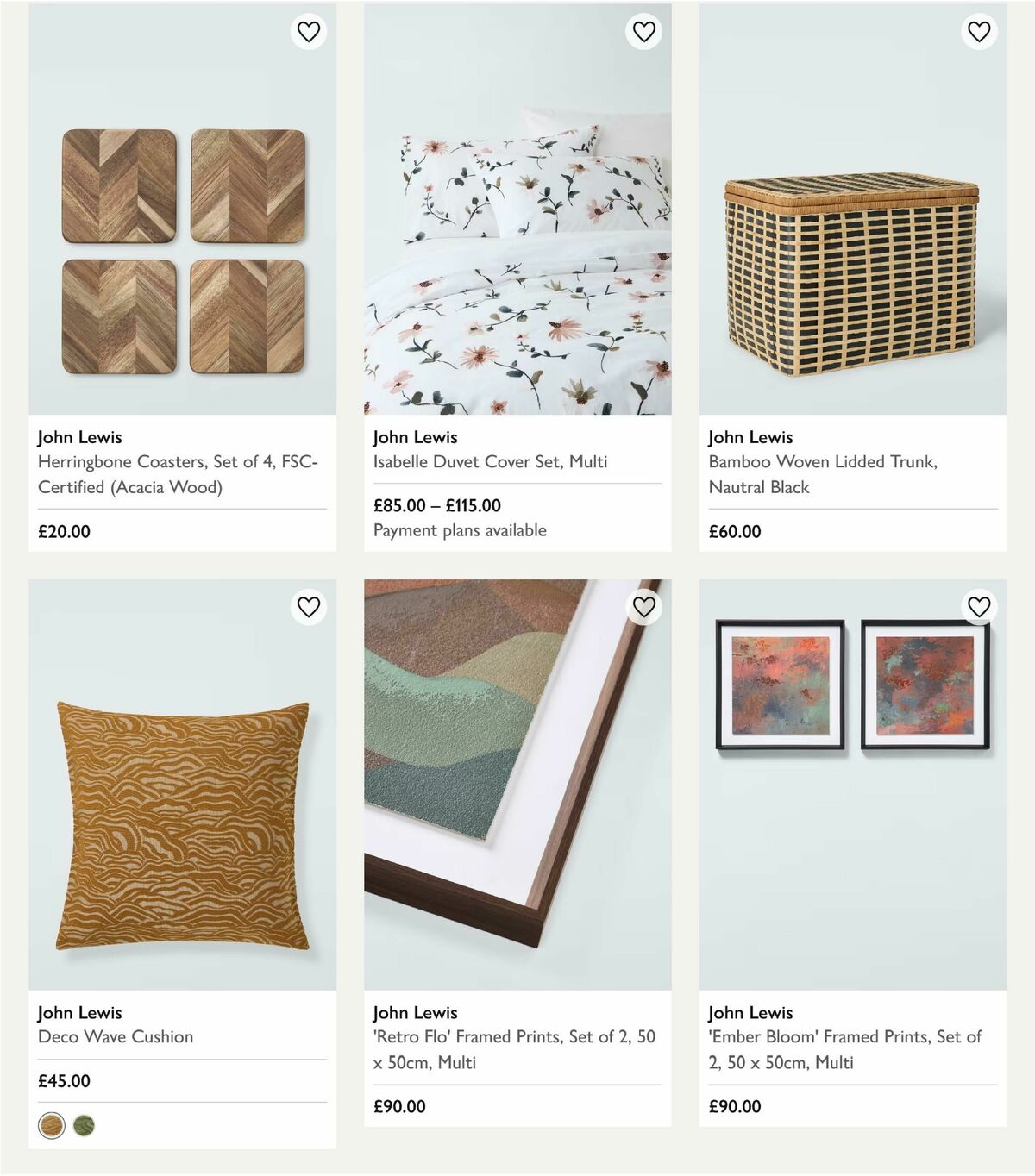 John Lewis Offers from 28 August