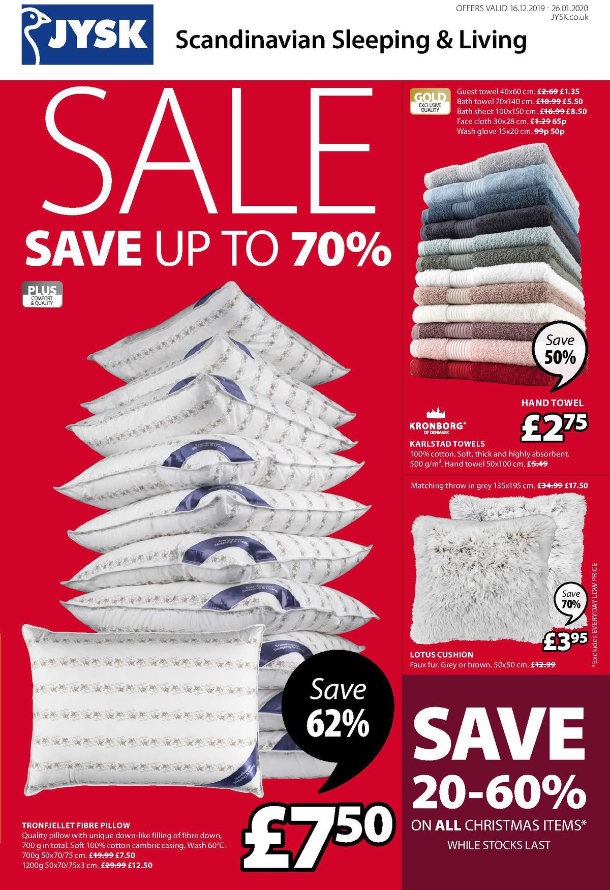 JYSK Offers from 16 December