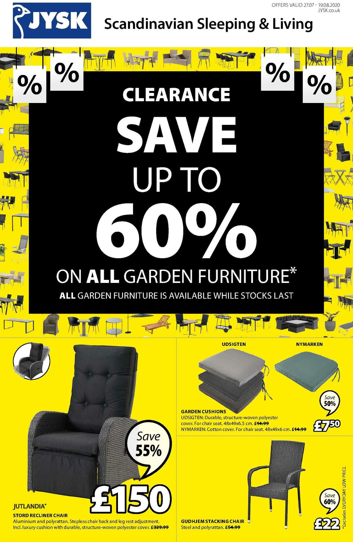 JYSK Offers from 27 July