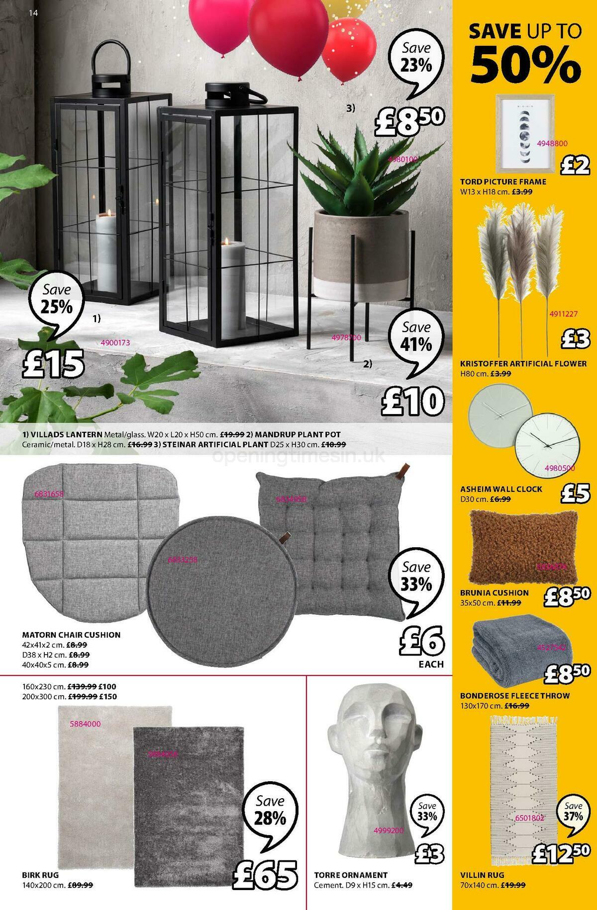 JYSK Offers from 1 September