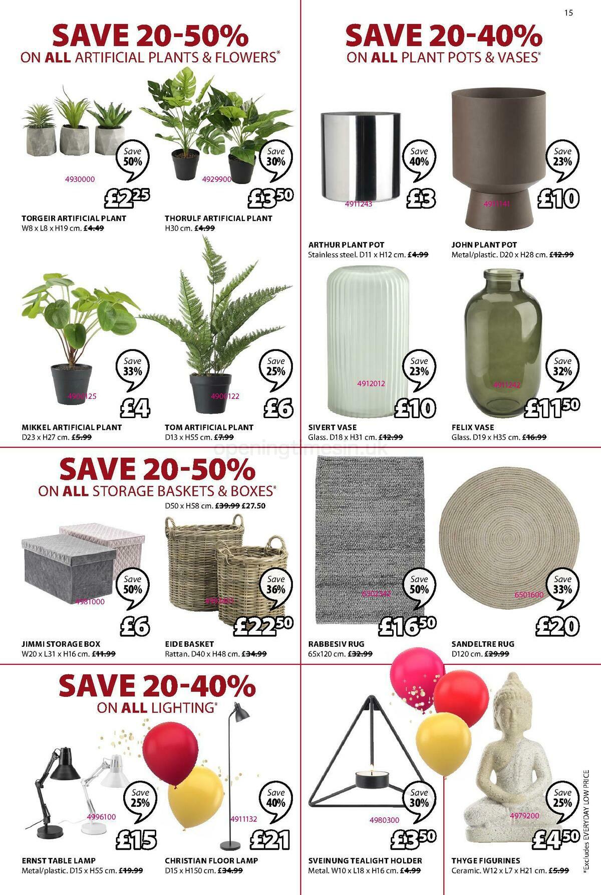 JYSK Offers from 1 September