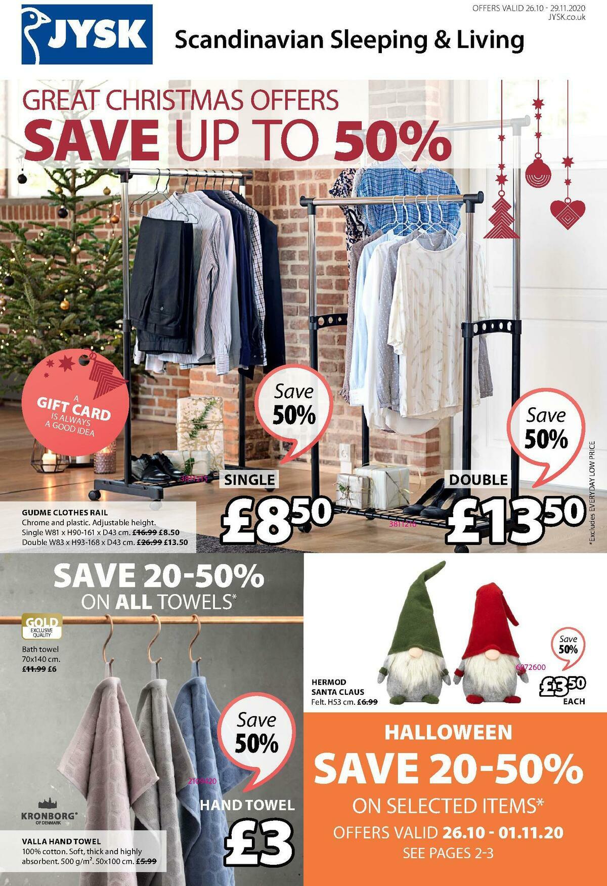 JYSK Offers from 26 October