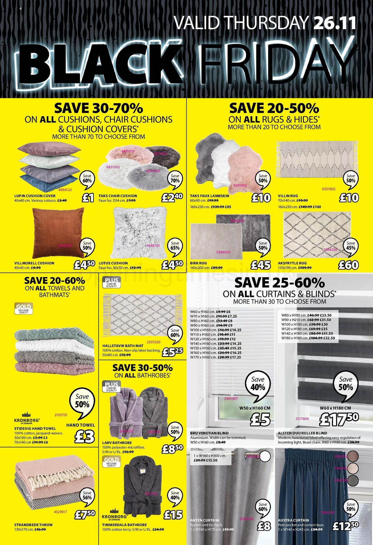 JYSK Offers from 26 November