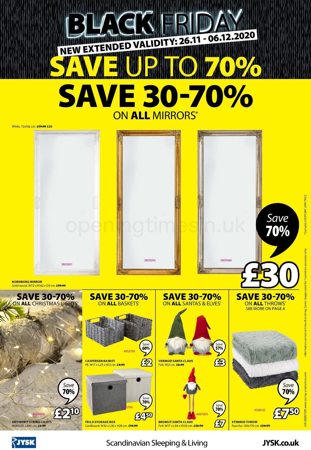 JYSK Offers from 26 November