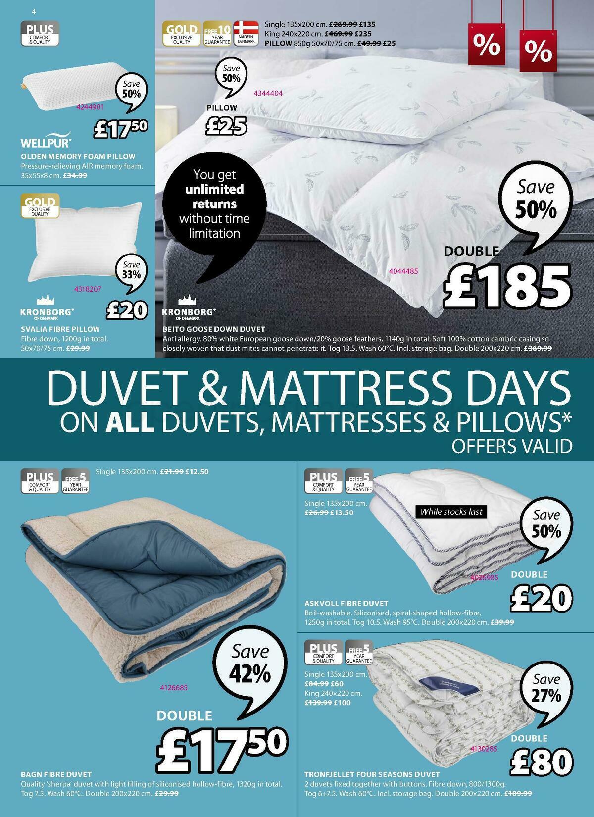 JYSK Offers from 4 January