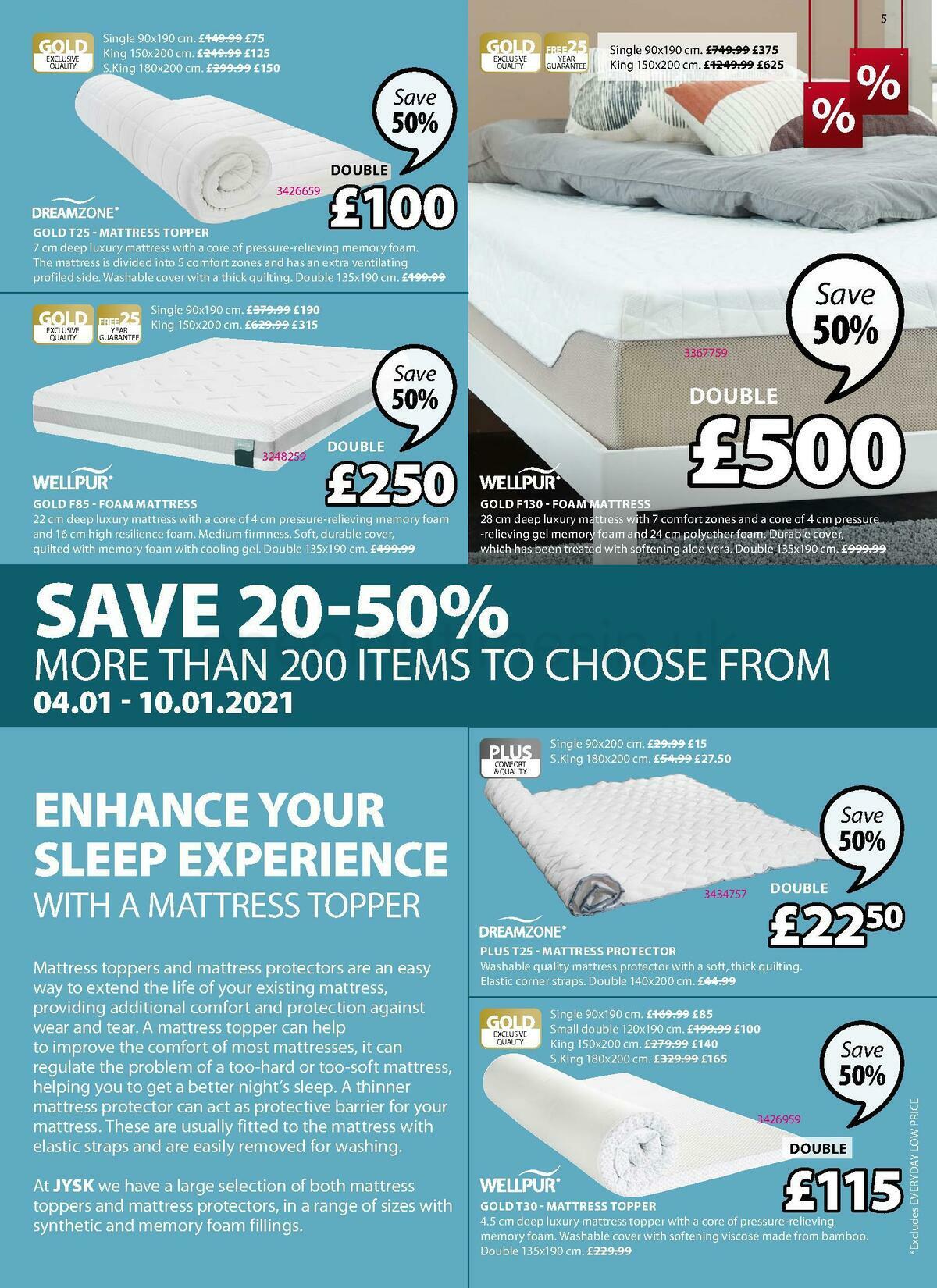 JYSK Offers from 4 January