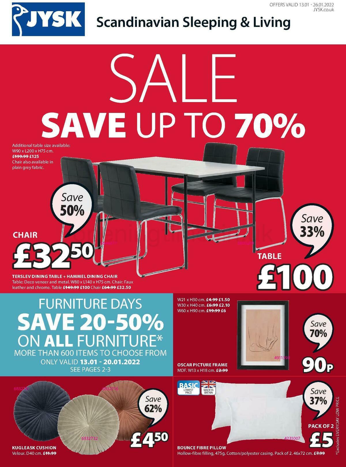 JYSK Offers from 13 January