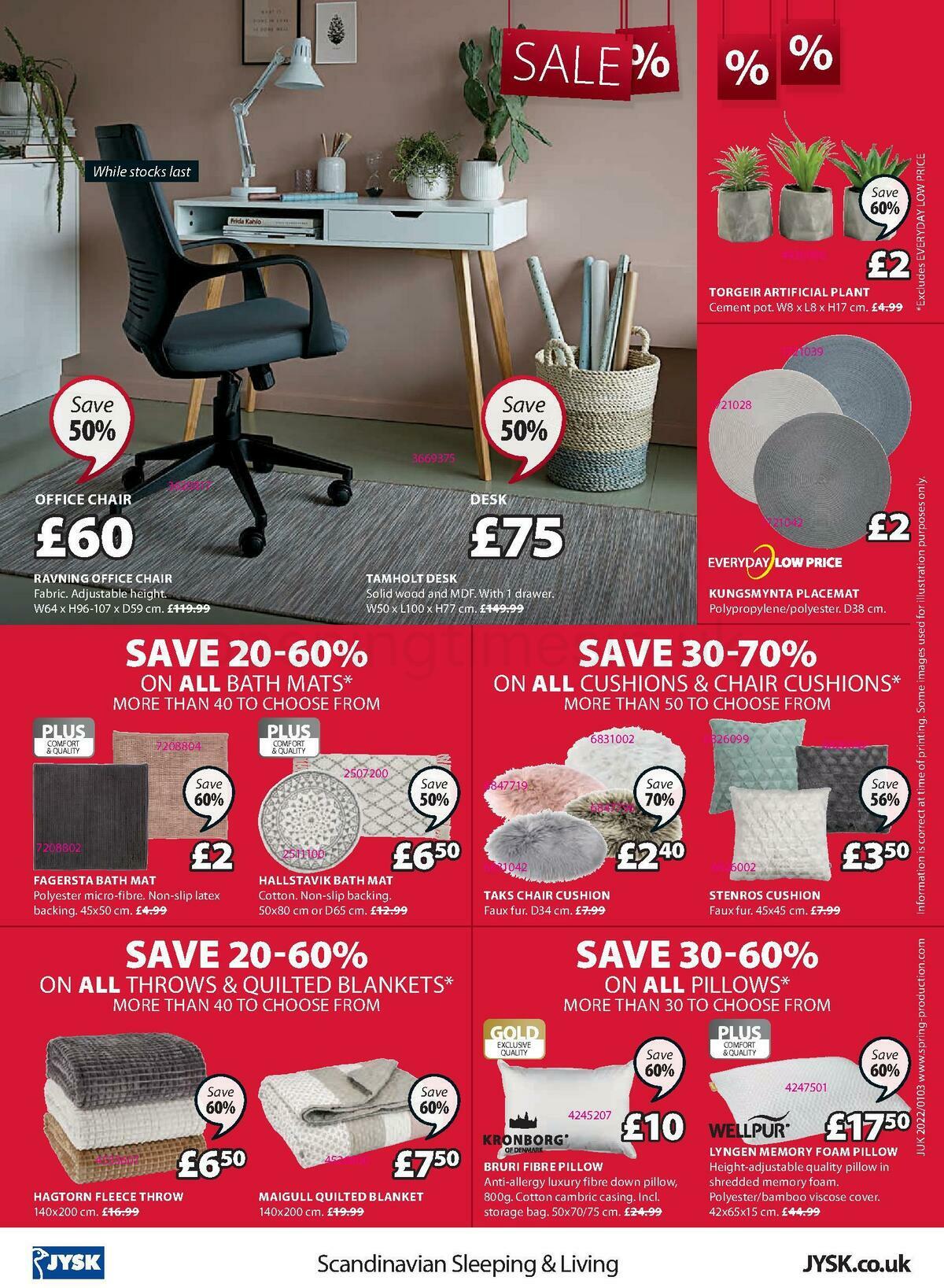 JYSK Offers from 13 January