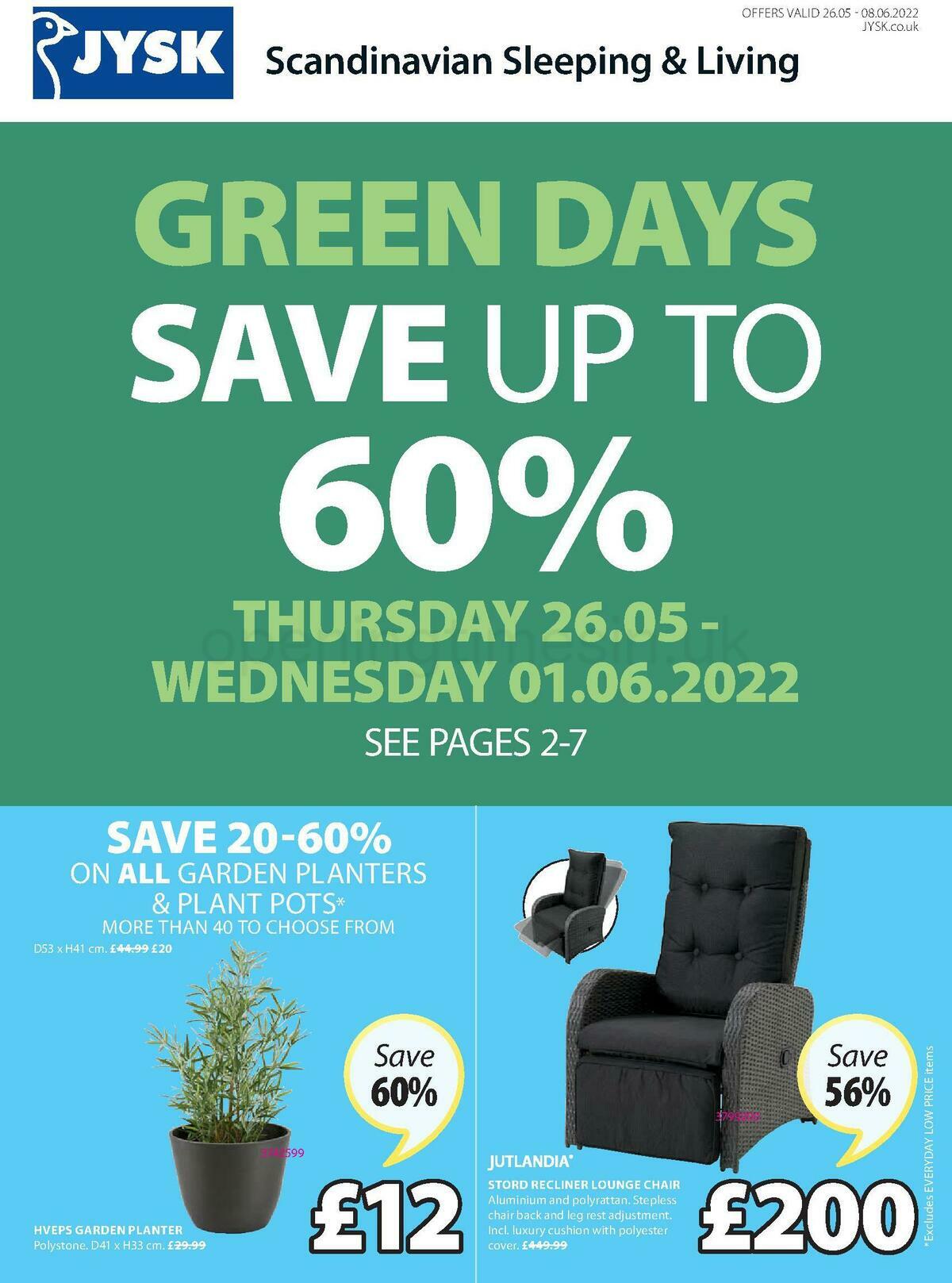 JYSK Offers from 26 May