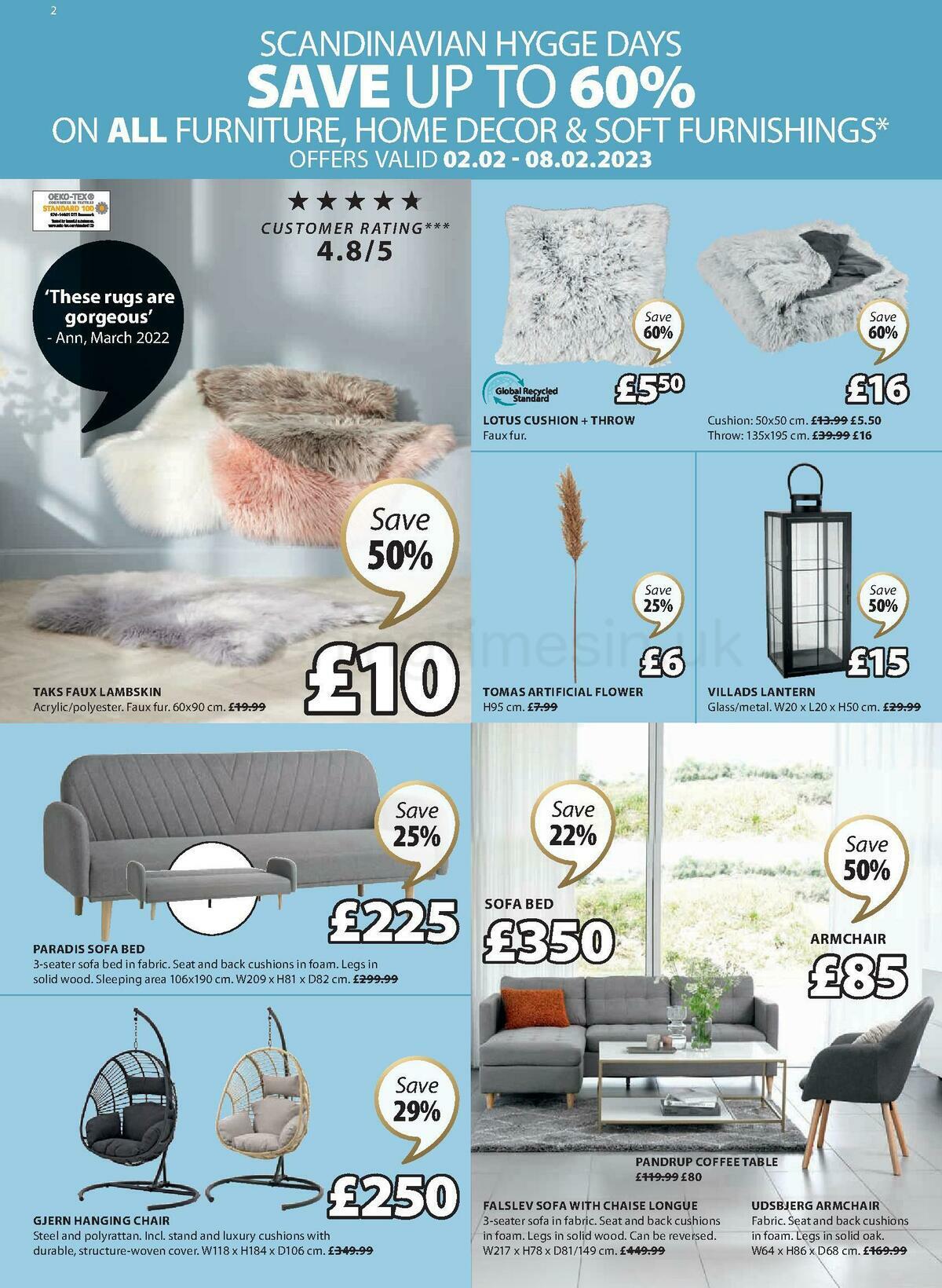 JYSK Offers from 2 February