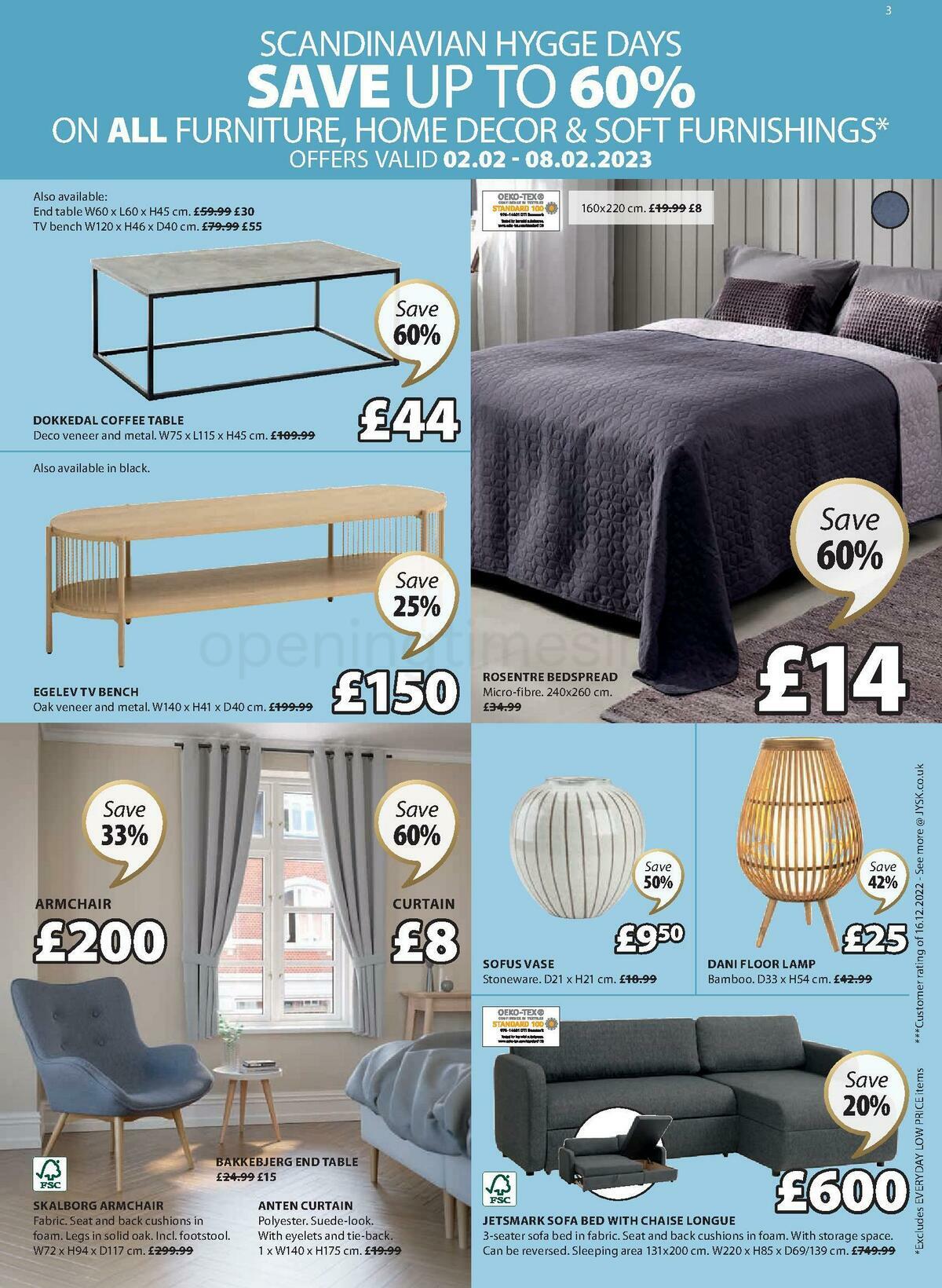 JYSK Offers from 2 February