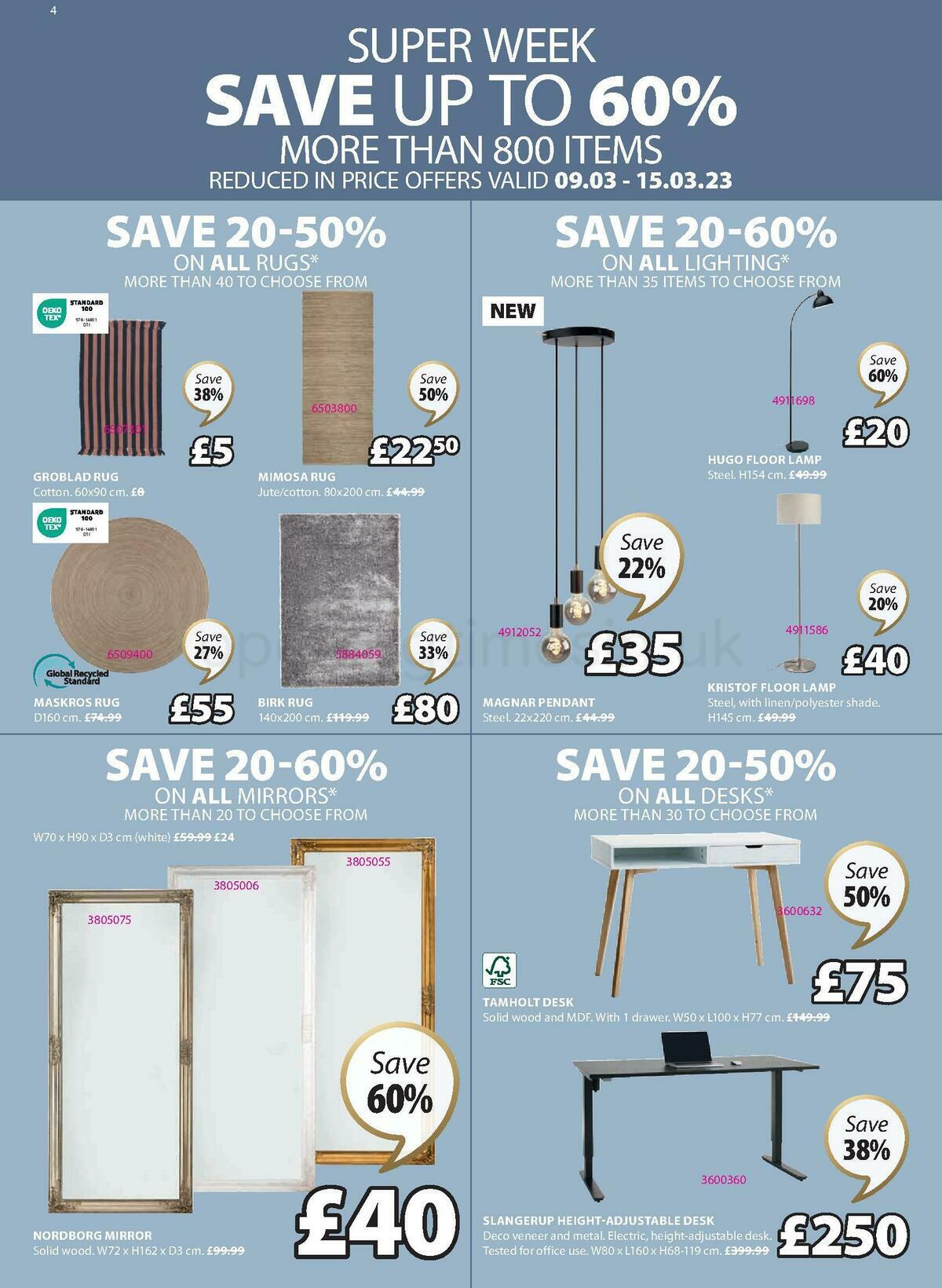 JYSK Offers from 9 March