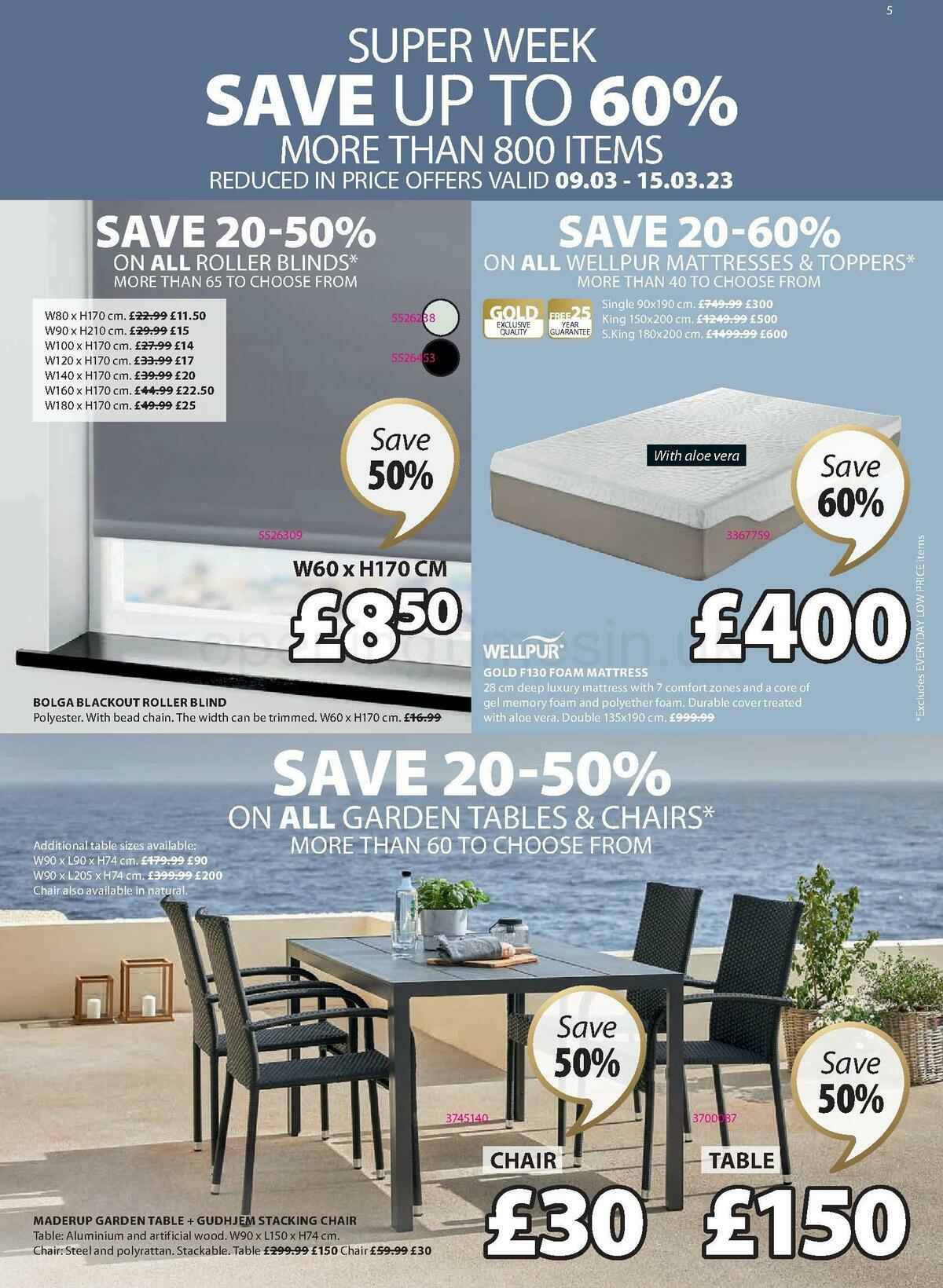 JYSK Offers from 9 March