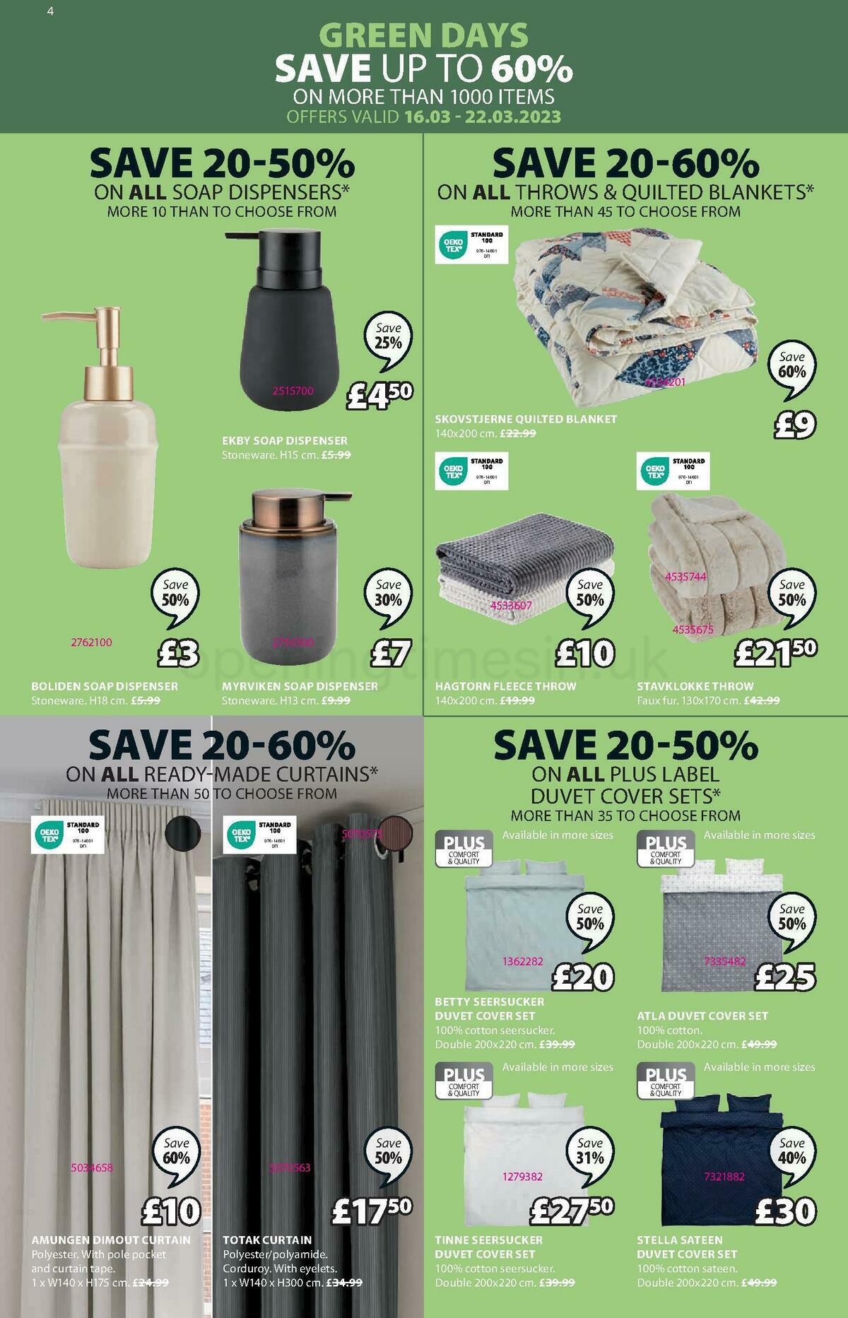 JYSK Offers from 16 March