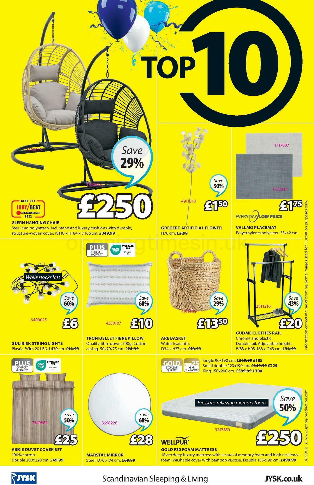 JYSK Offers from 23 March