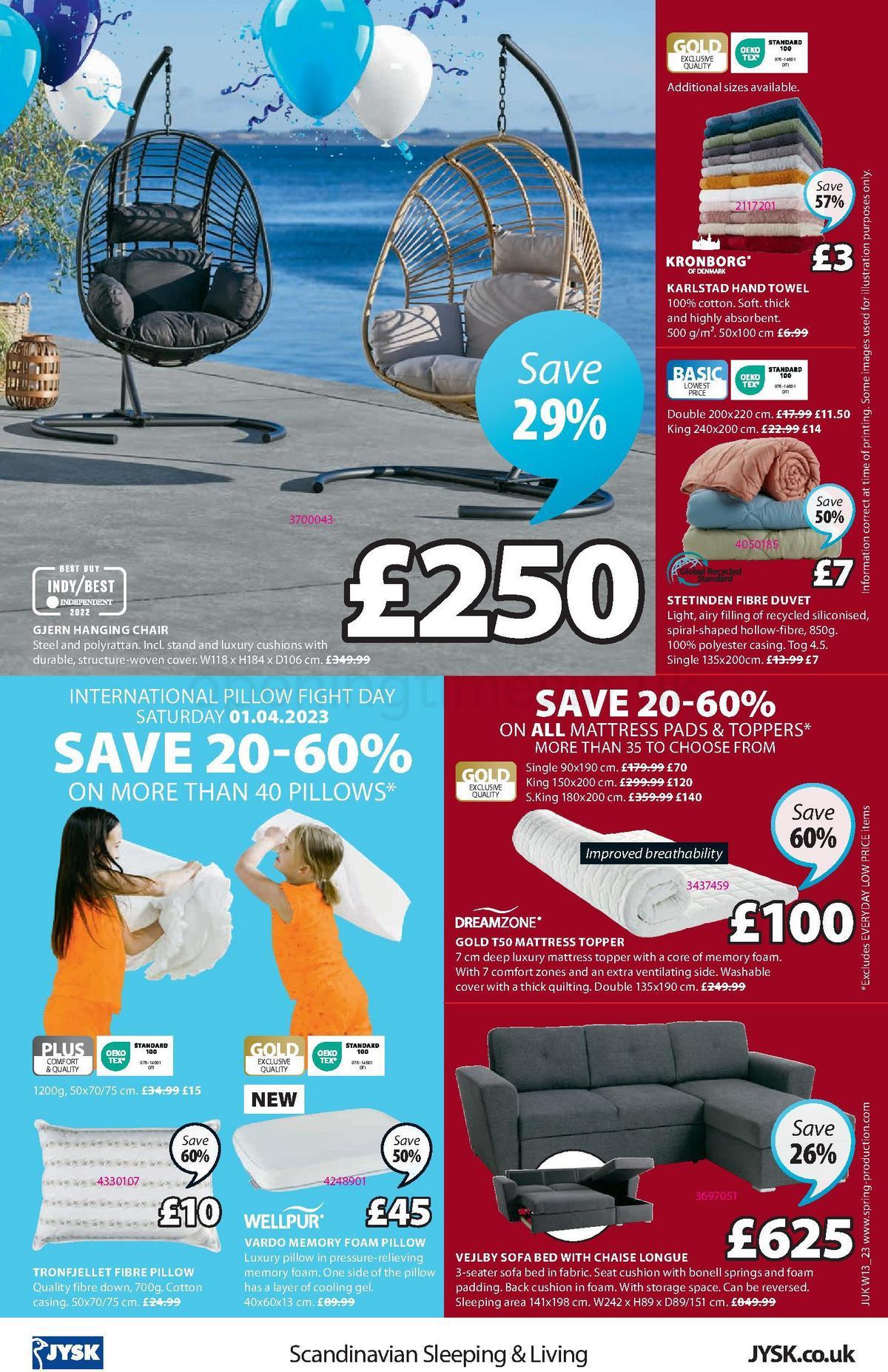 JYSK Offers from 30 March