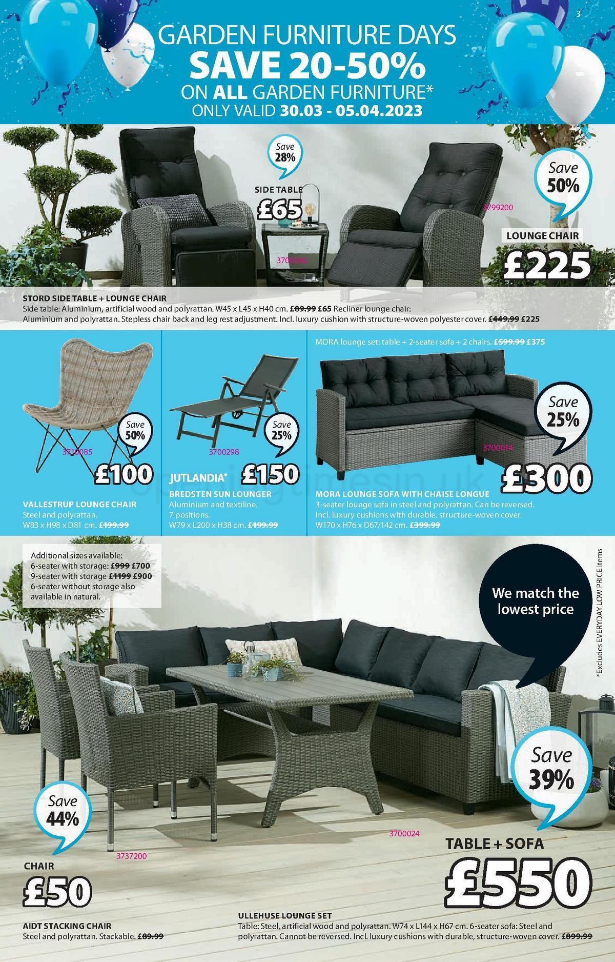 JYSK Offers from 30 March