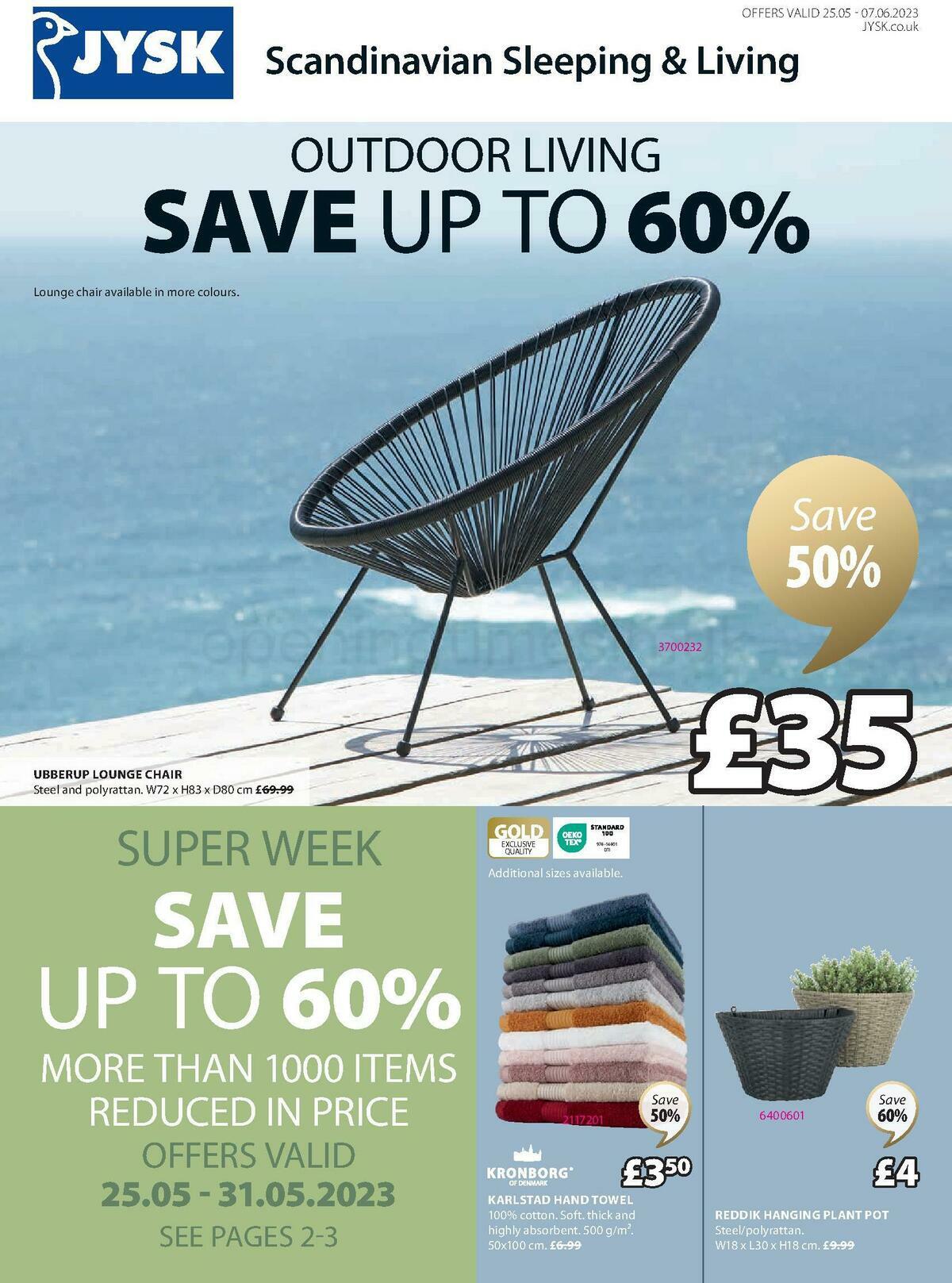 JYSK Offers from 25 May