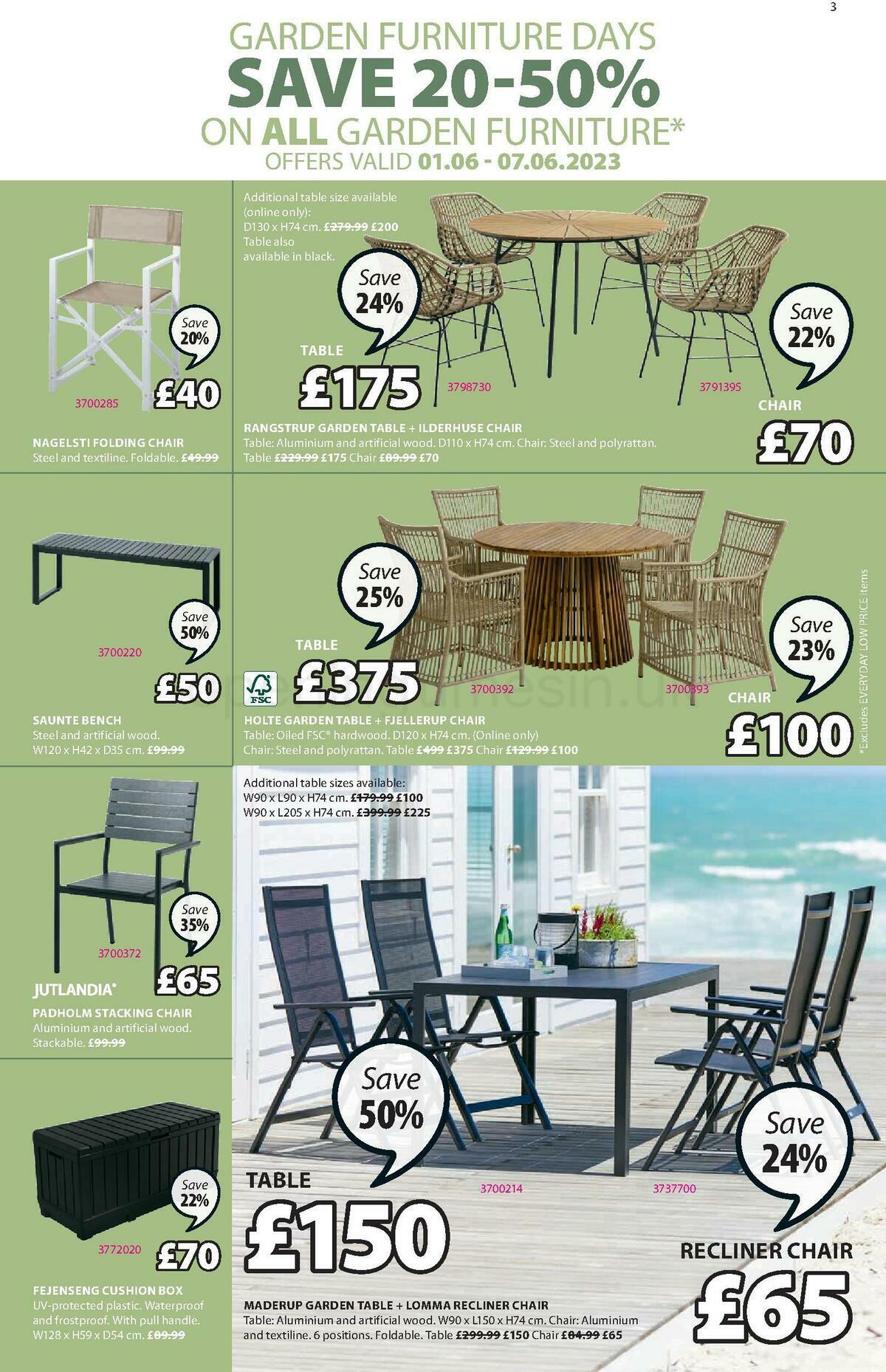 JYSK Offers from 1 June