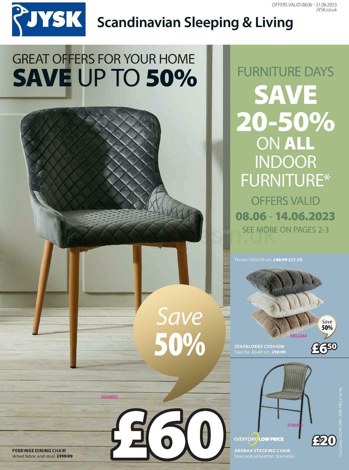 JYSK Offers from 8 June