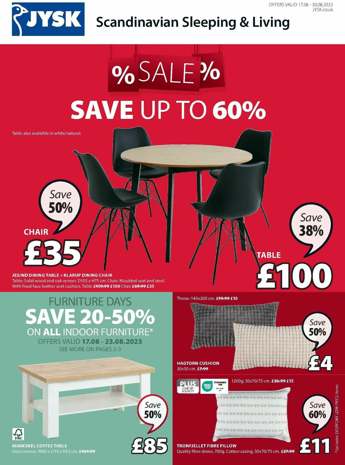 JYSK Offers from 17 August