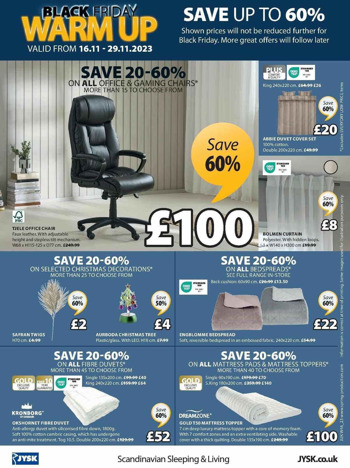 JYSK Offers from 16 November