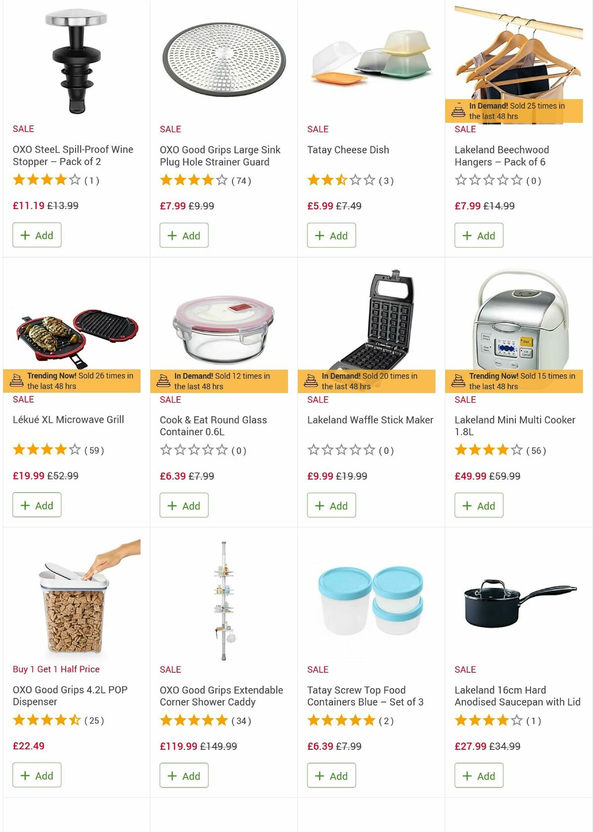 Lakeland Offers from 8 January