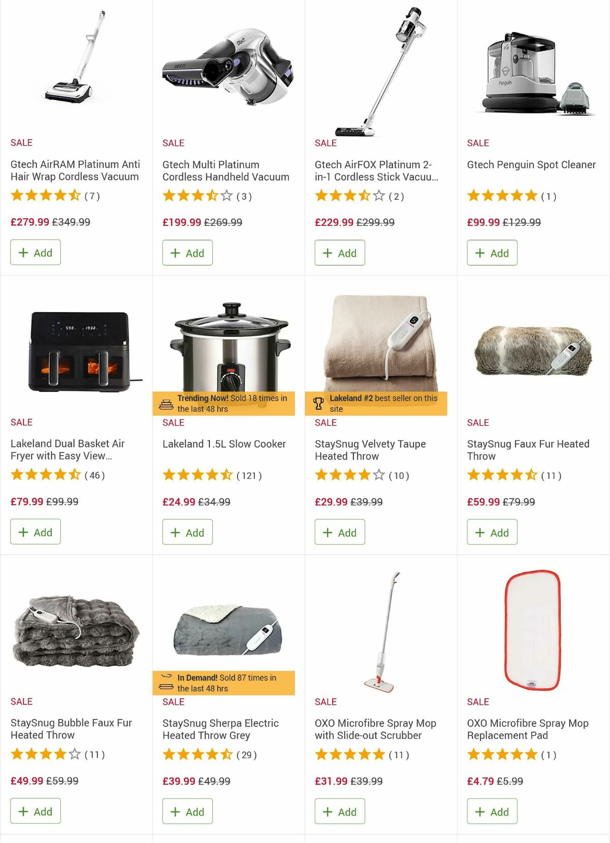 Lakeland Offers from 8 January