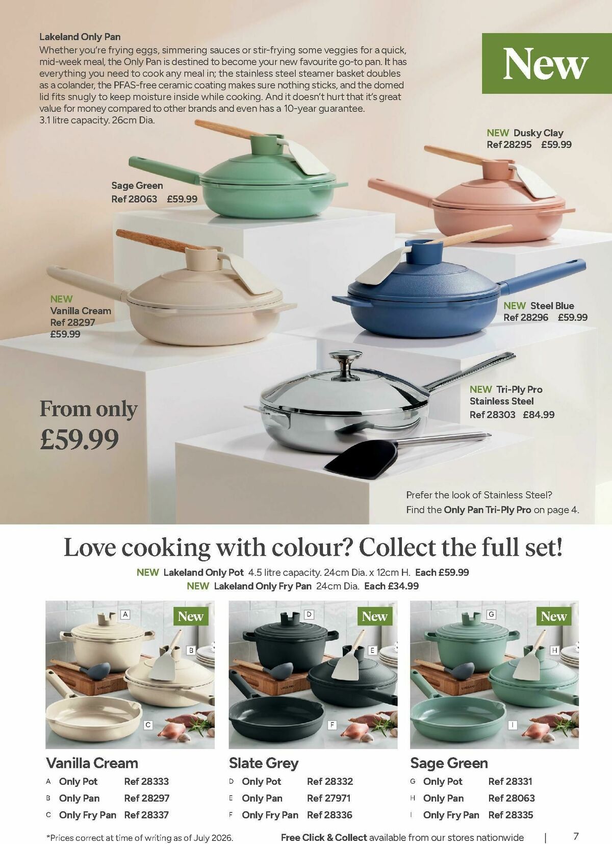 Lakeland Offers from 1 September