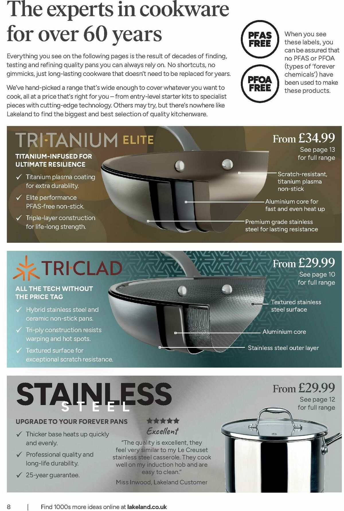 Lakeland Offers from 1 September
