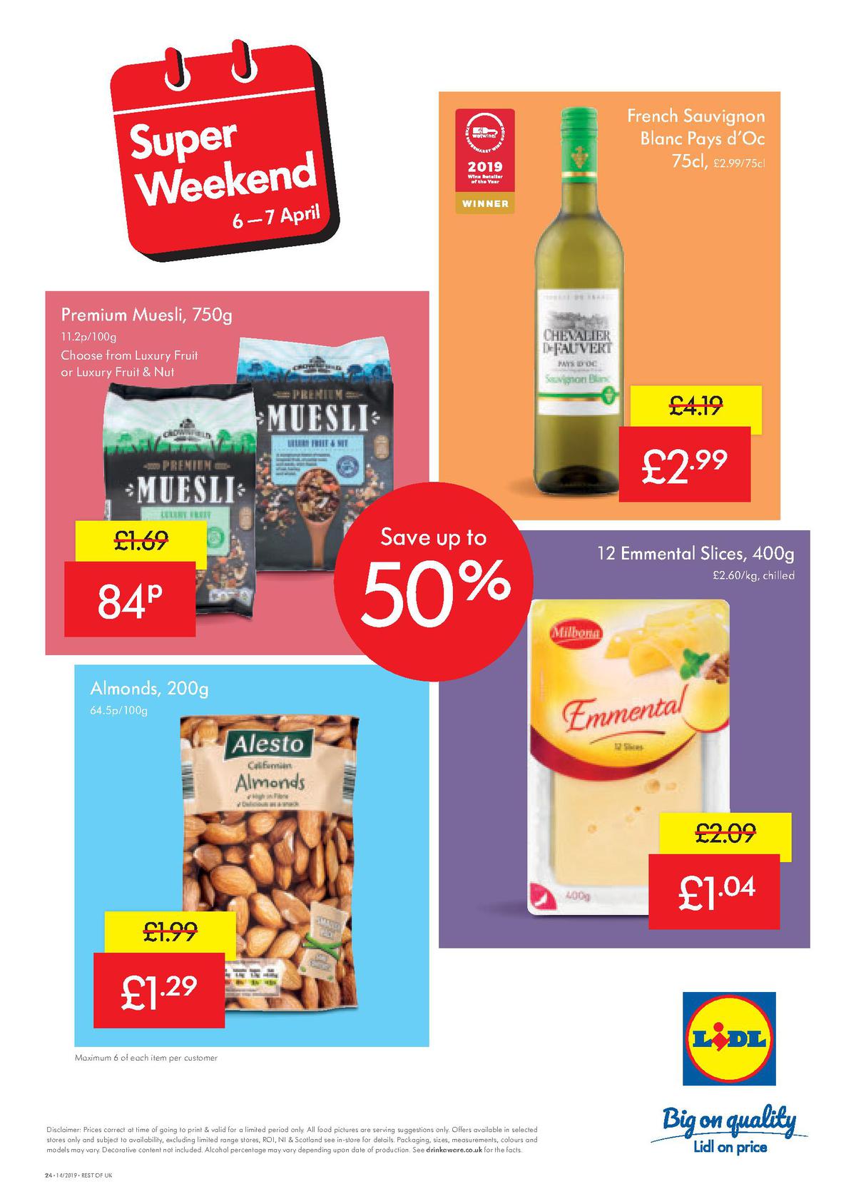 LIDL Offers from 4 April