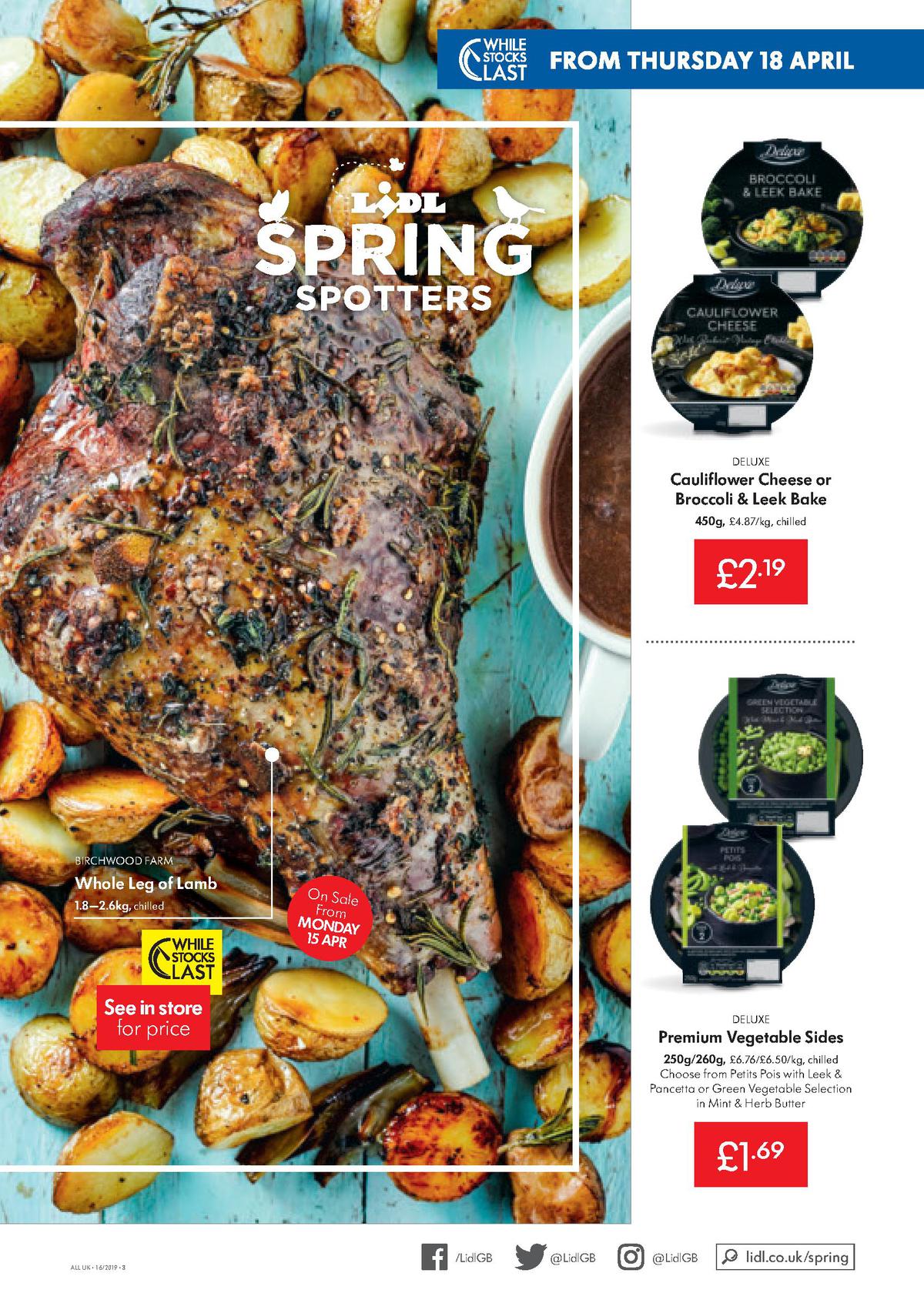 LIDL Offers from 18 April