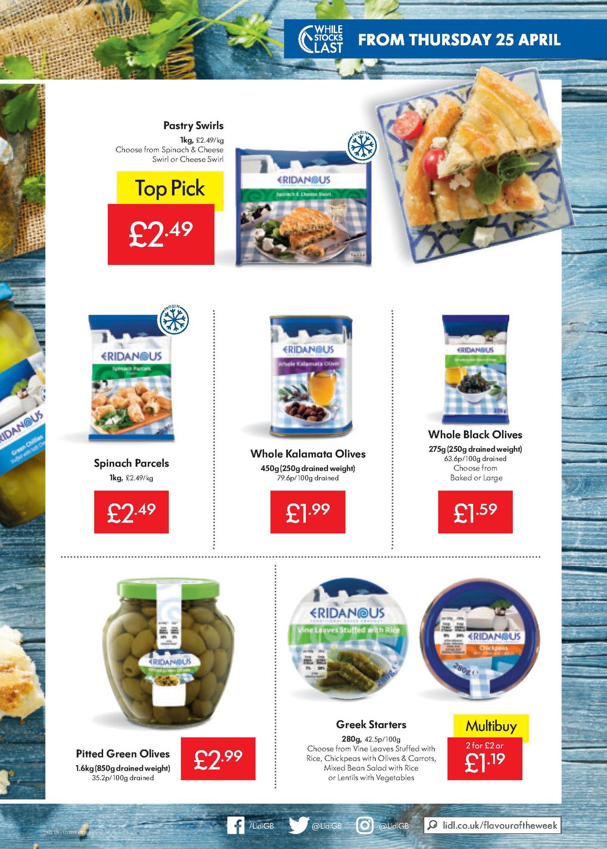 LIDL Offers from 25 April
