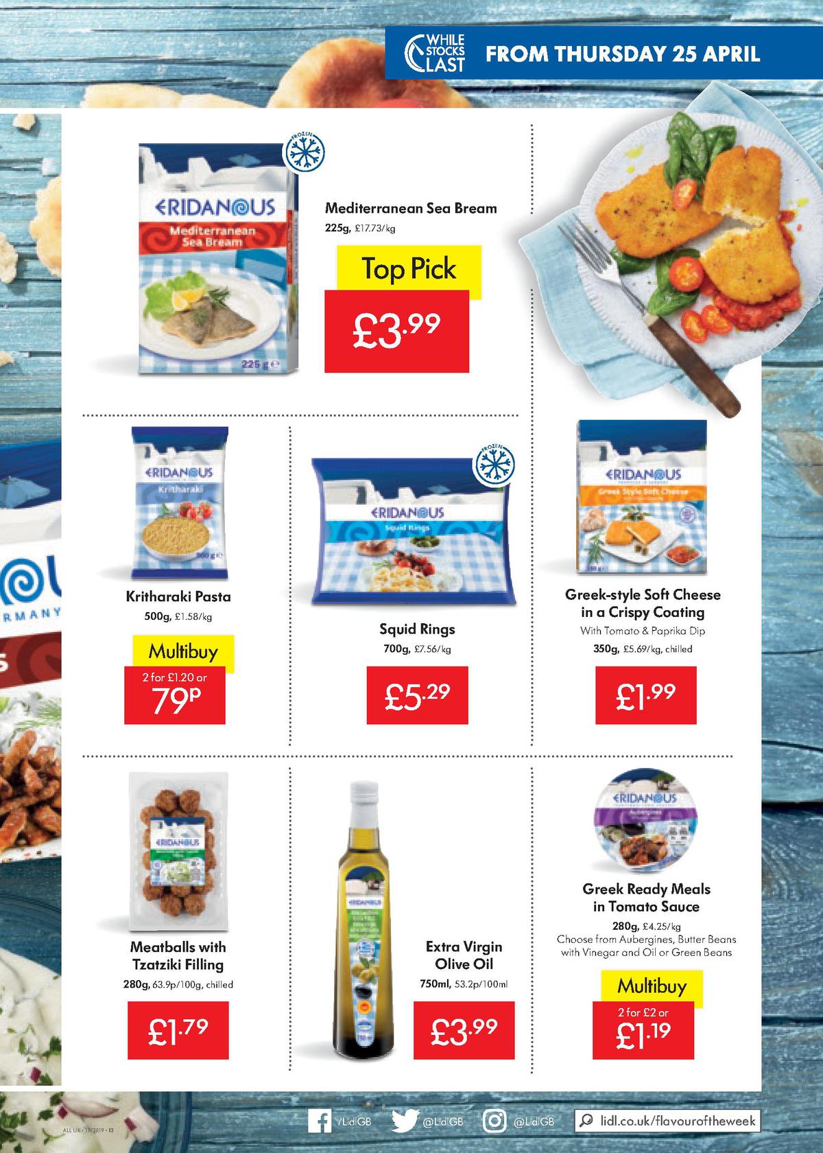 LIDL Offers from 25 April
