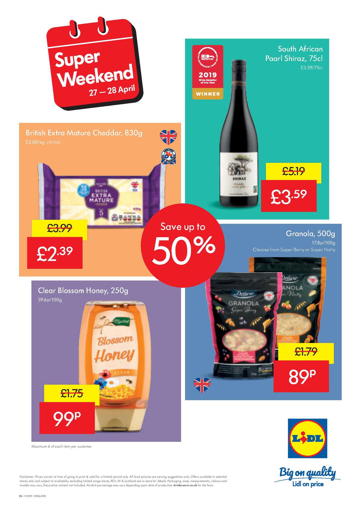 LIDL Offers from 25 April