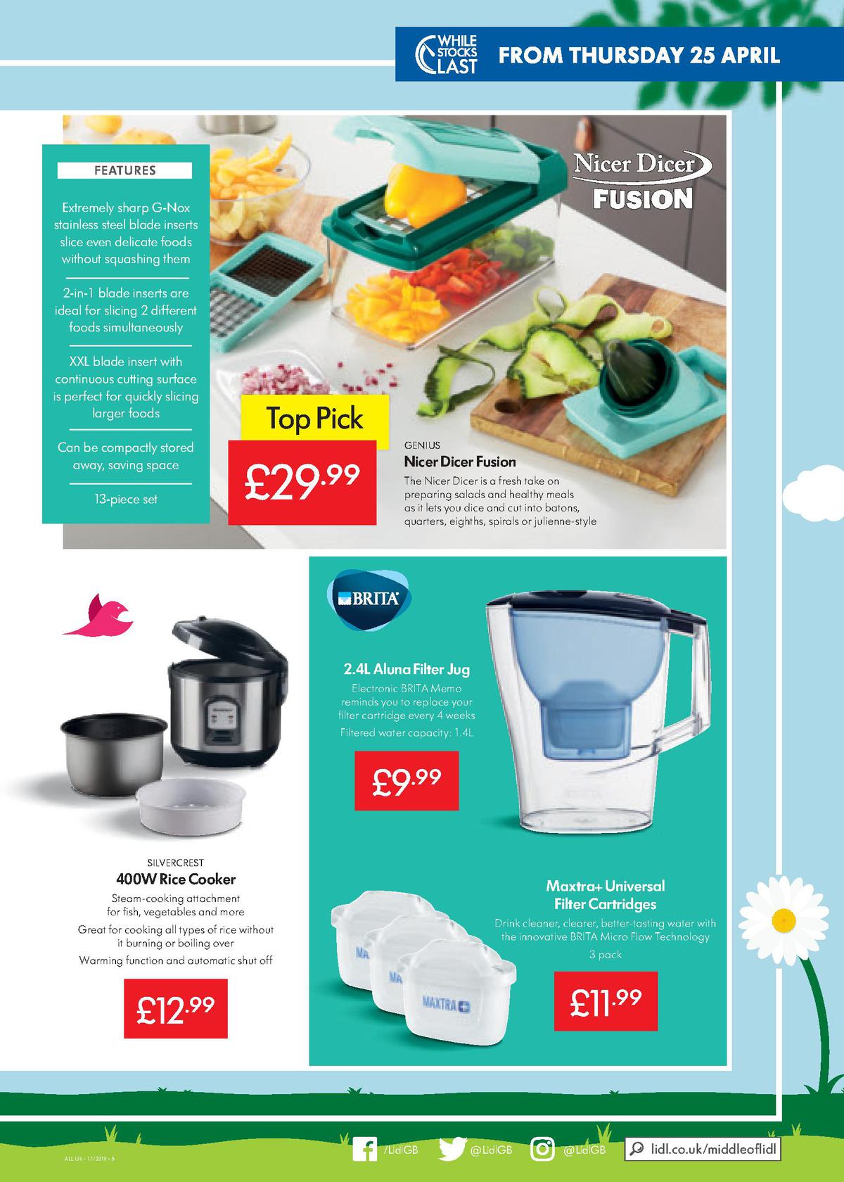 LIDL Offers from 25 April