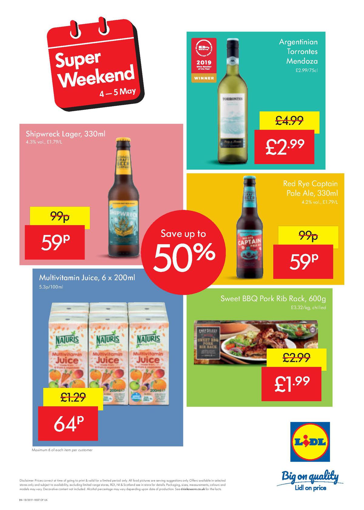LIDL Offers from 2 May