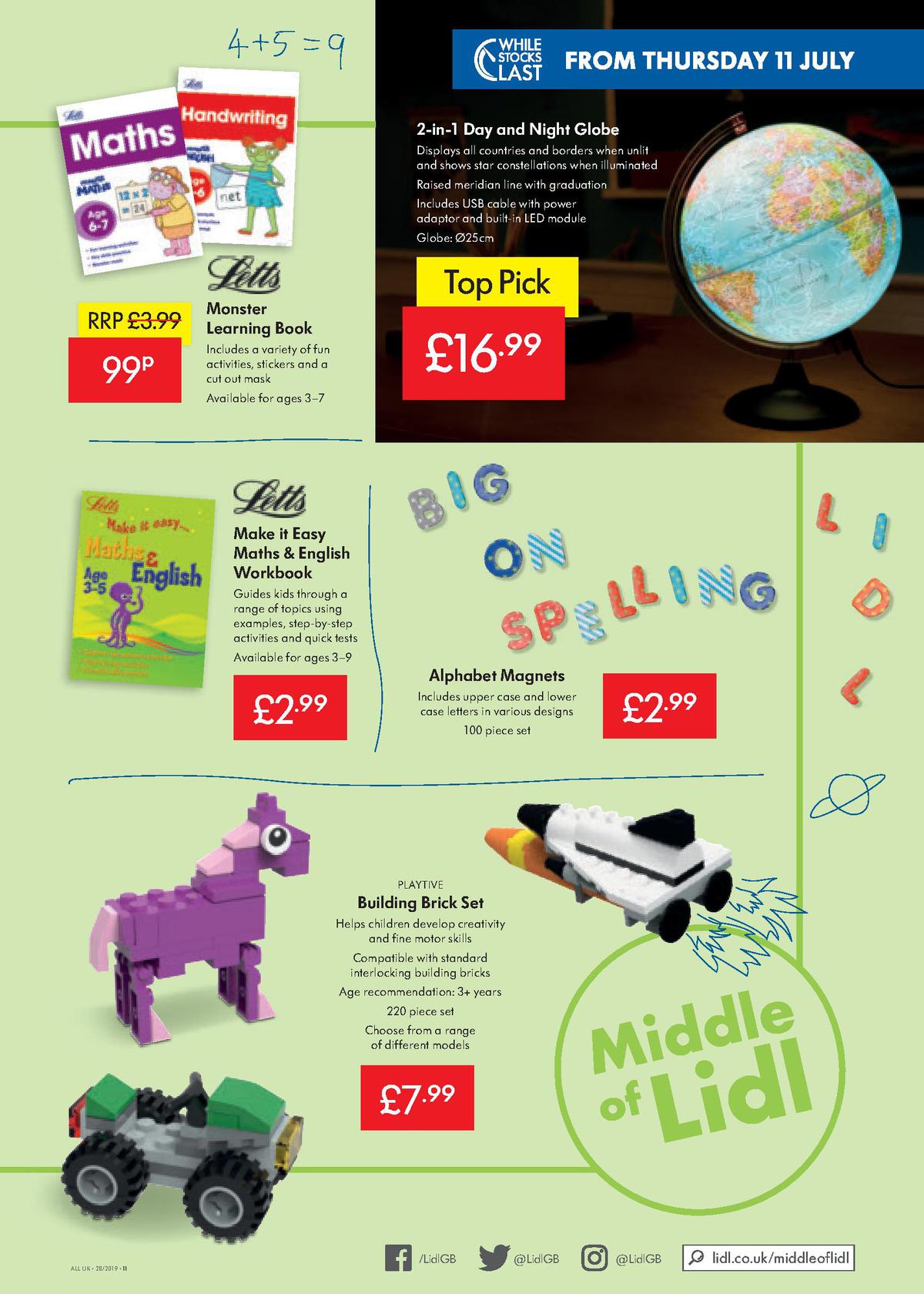 LIDL Offers from 11 July