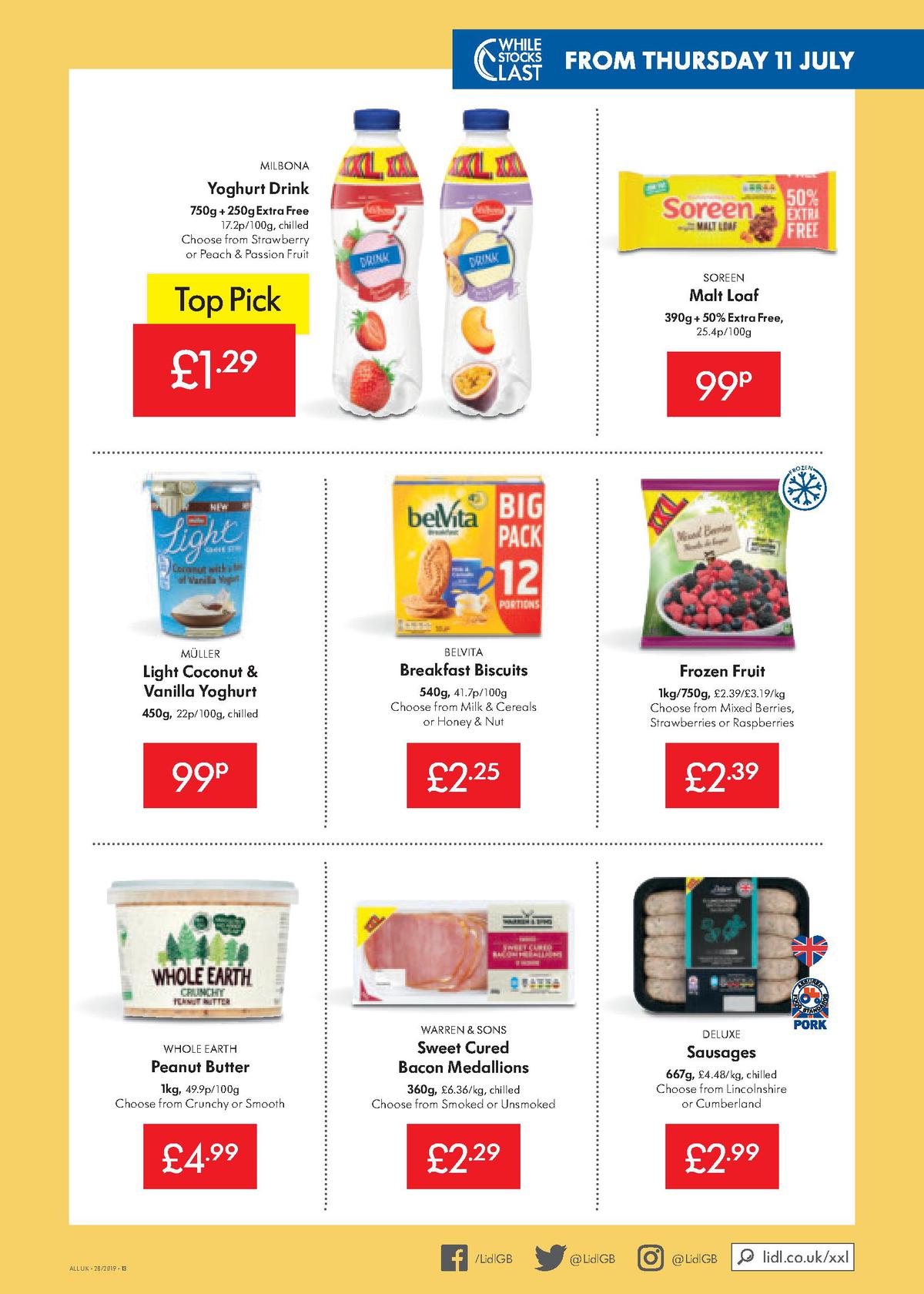 LIDL Offers from 11 July