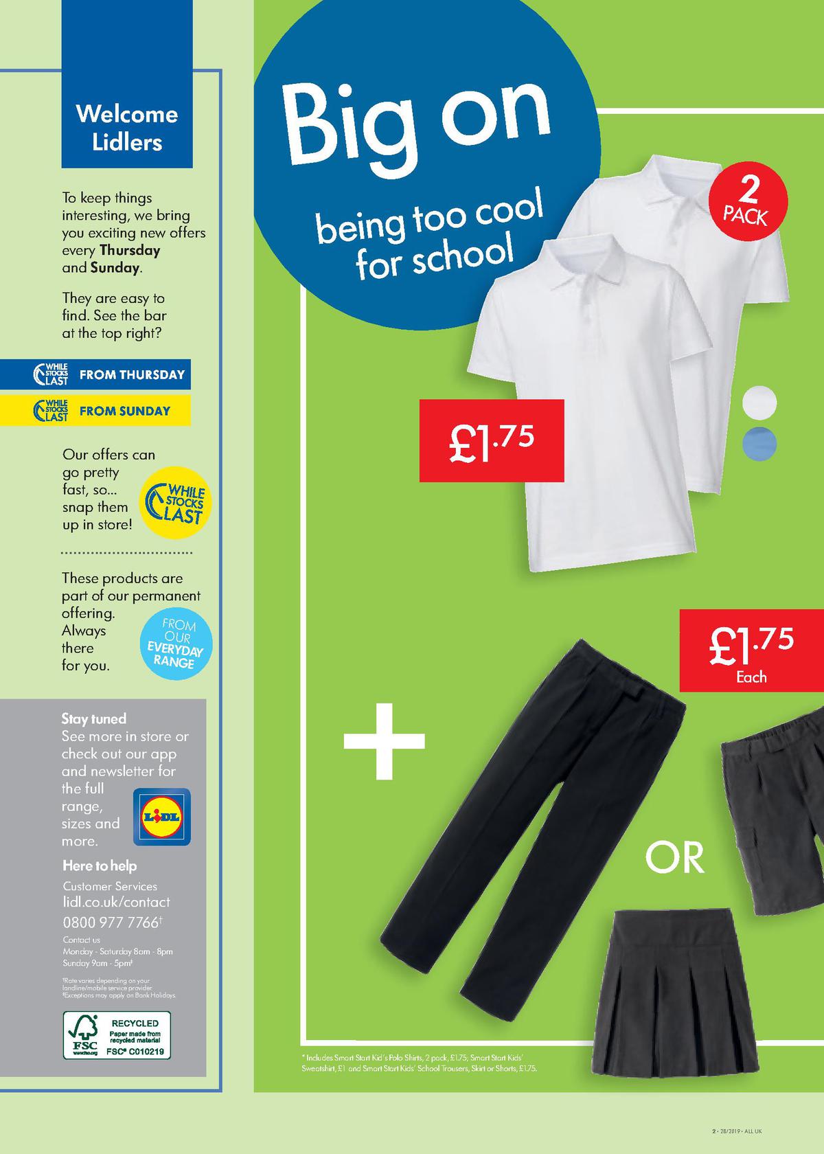 LIDL Offers from 11 July