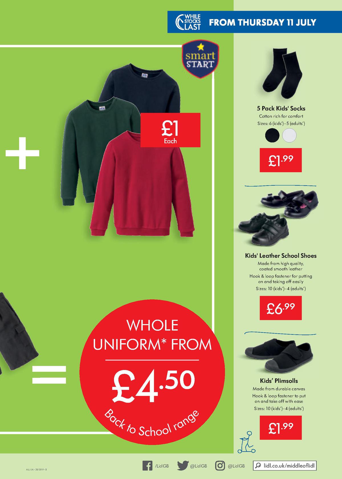 LIDL Offers from 11 July