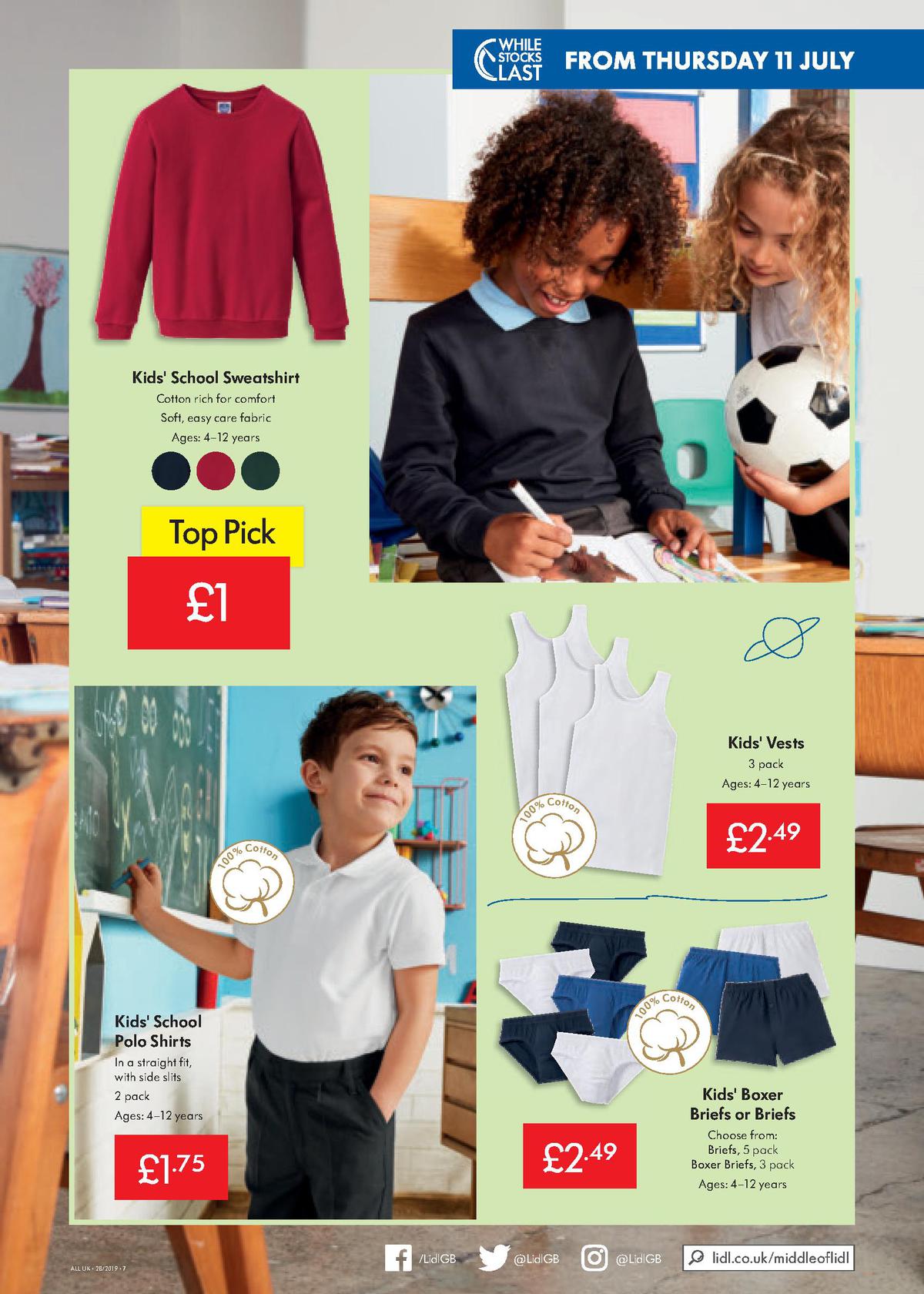 LIDL Offers from 11 July