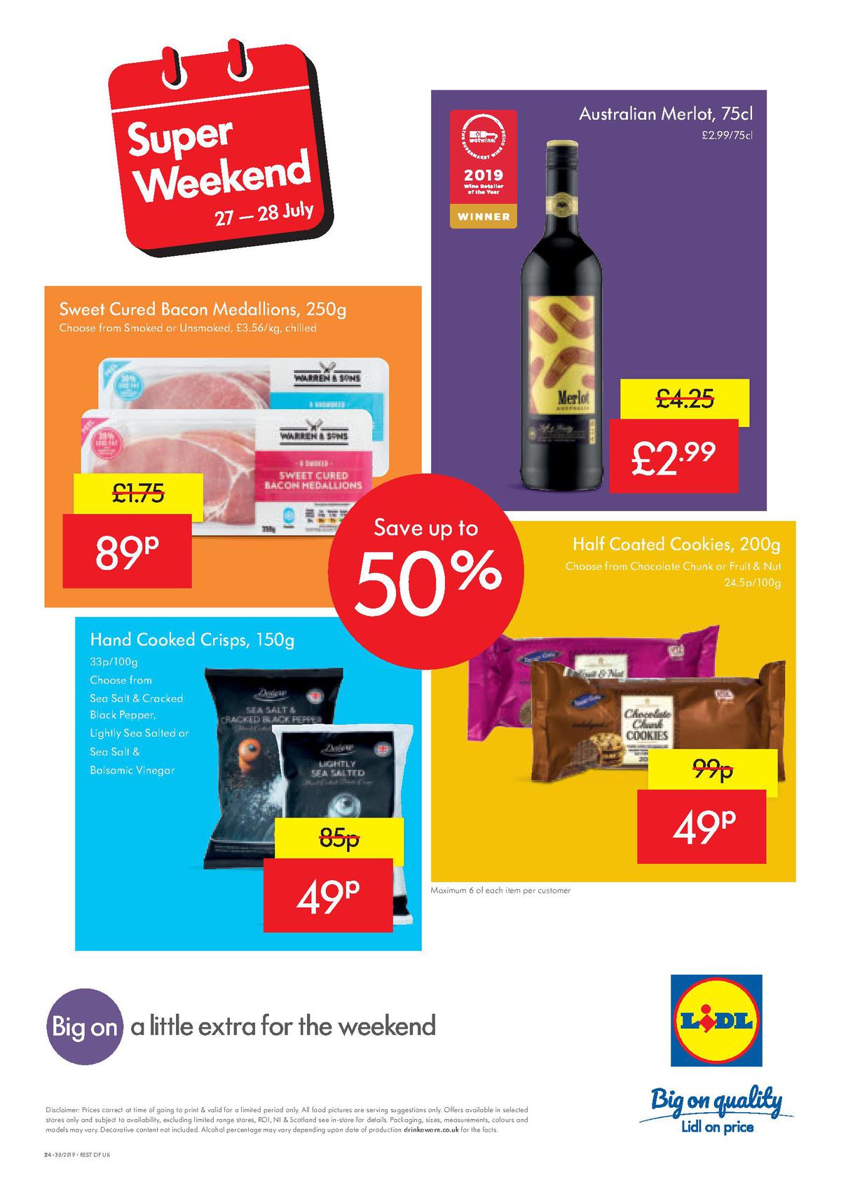 LIDL Offers from 25 July