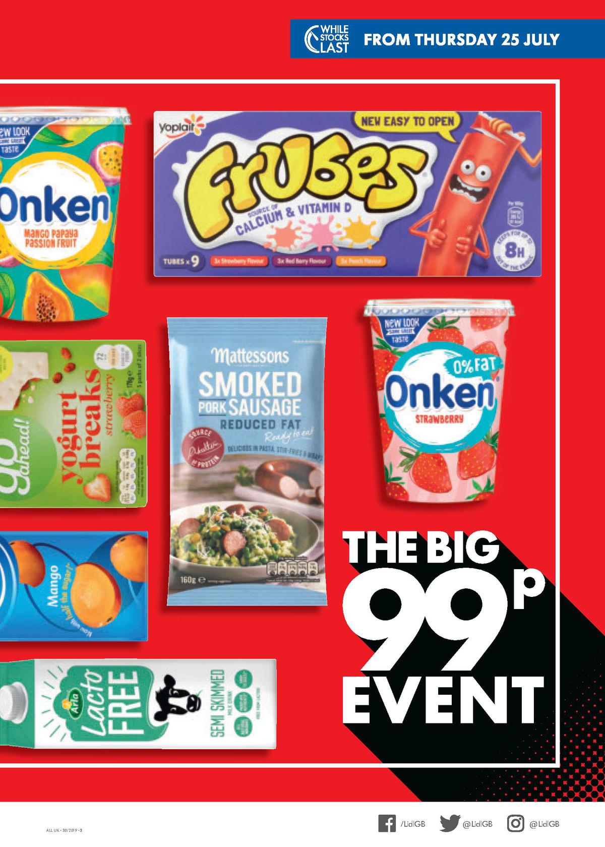 LIDL Offers from 25 July